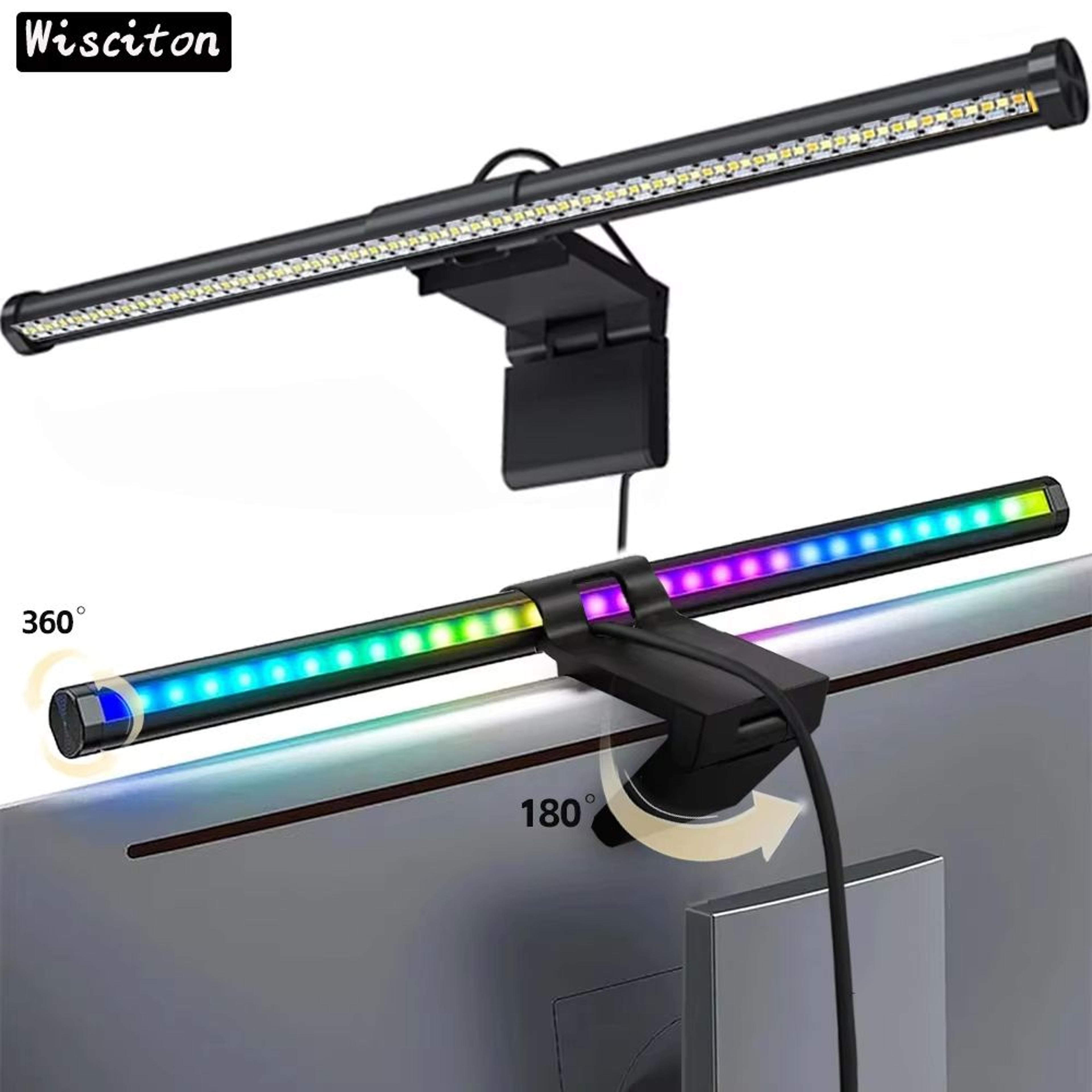 stellar rgb monitor light bar 44cm usb ambient desk lamp