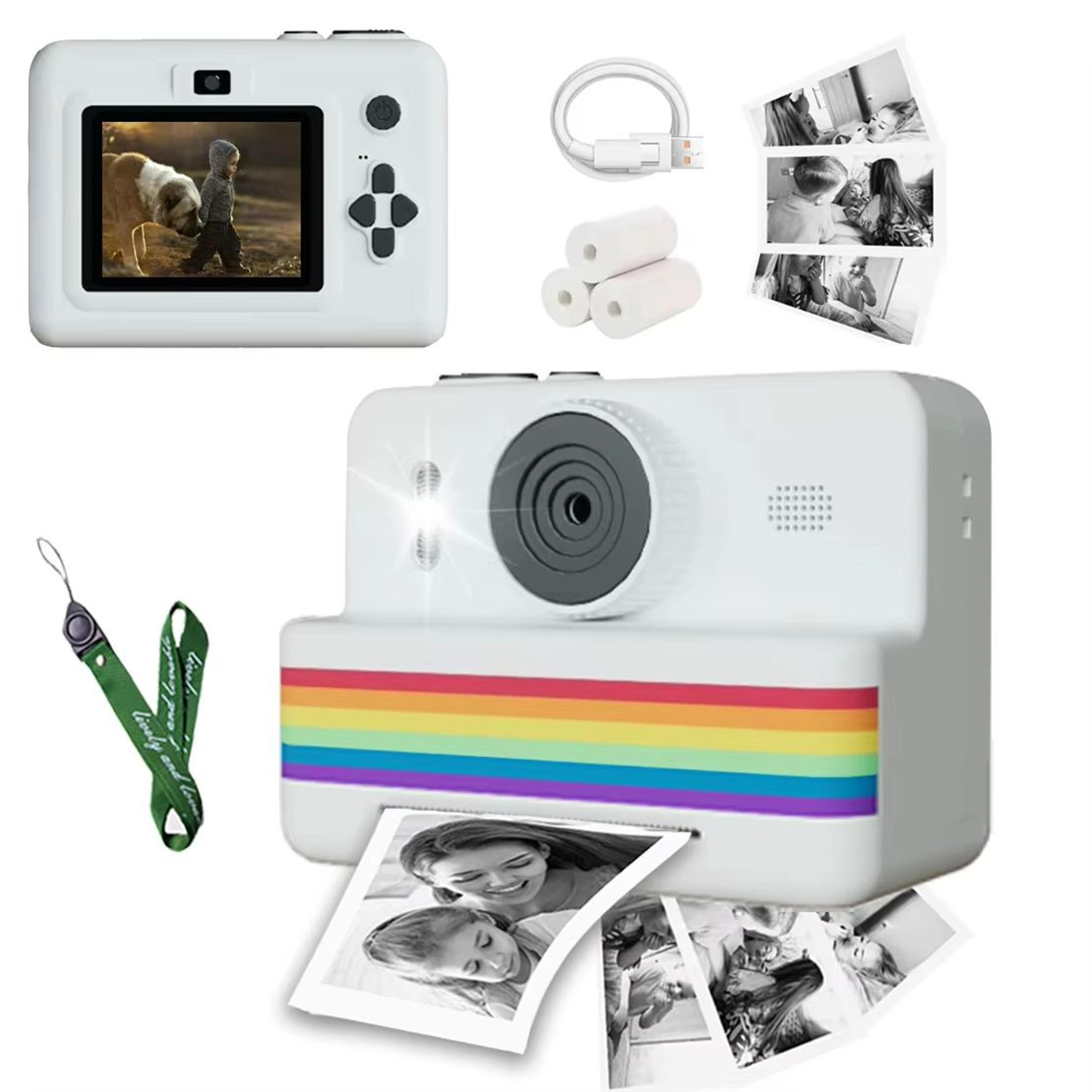 kids digital camera with instant print – mini hd photography & thermal printer for children