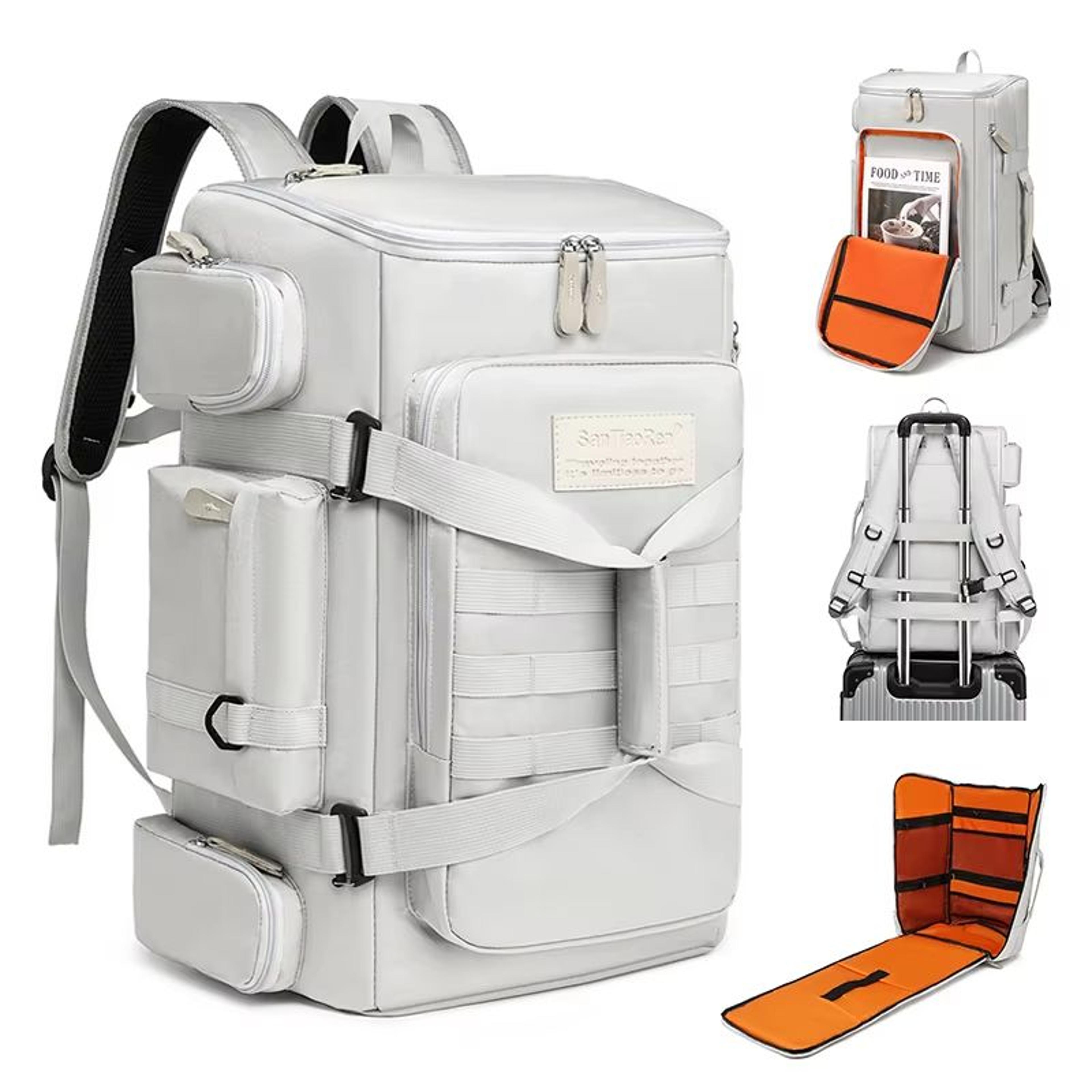 large capacity gym travel backpack wet dry separation sports shoulder bag
