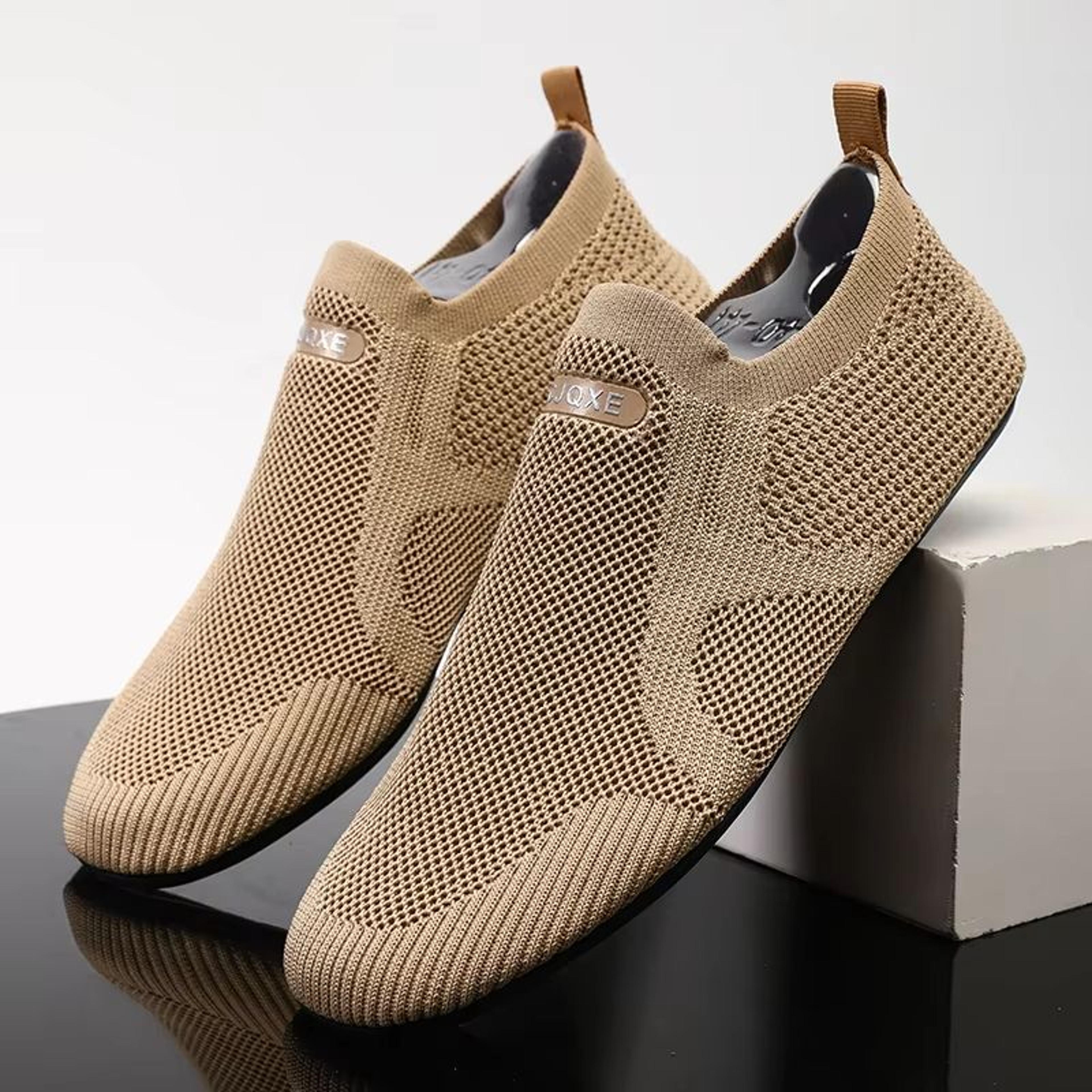 breathable men's running shoes lightweight walking sneakers anti slip casual footwear