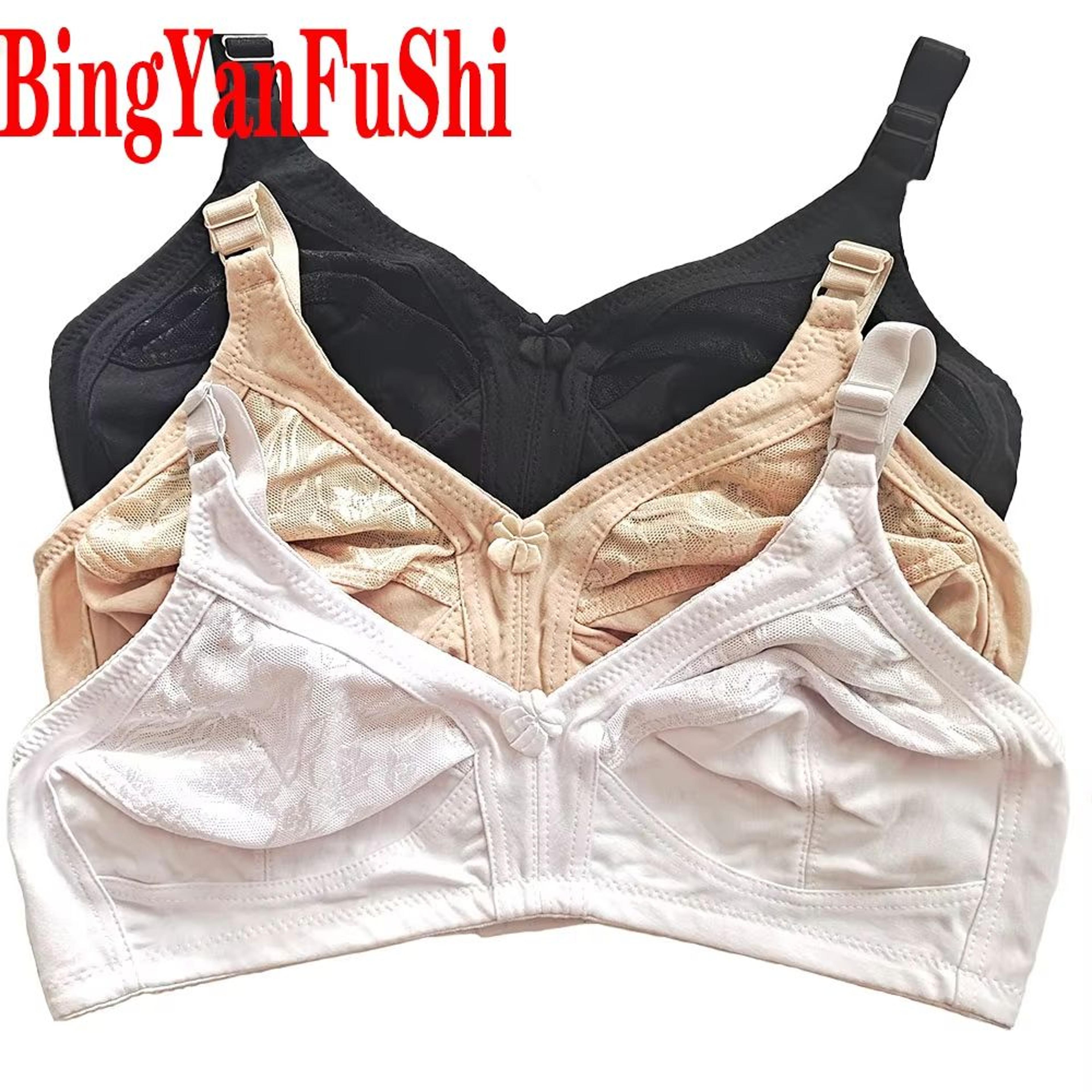seamless lace bra for large bust – full coverage wireless minimizer with cotton comfort
