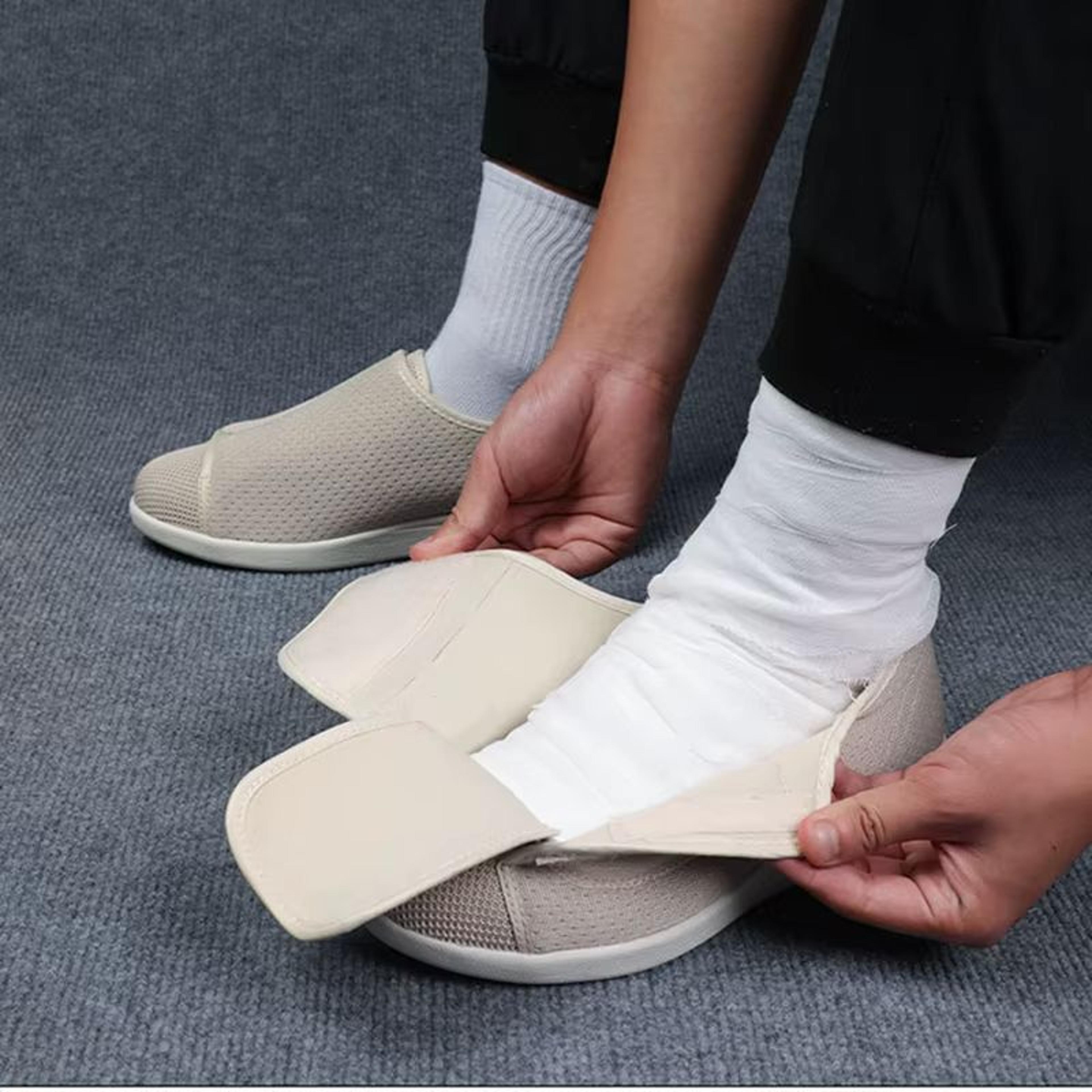 orthopedic walking shoes for wide feet soft comfortable diabetic sneakers for men and women