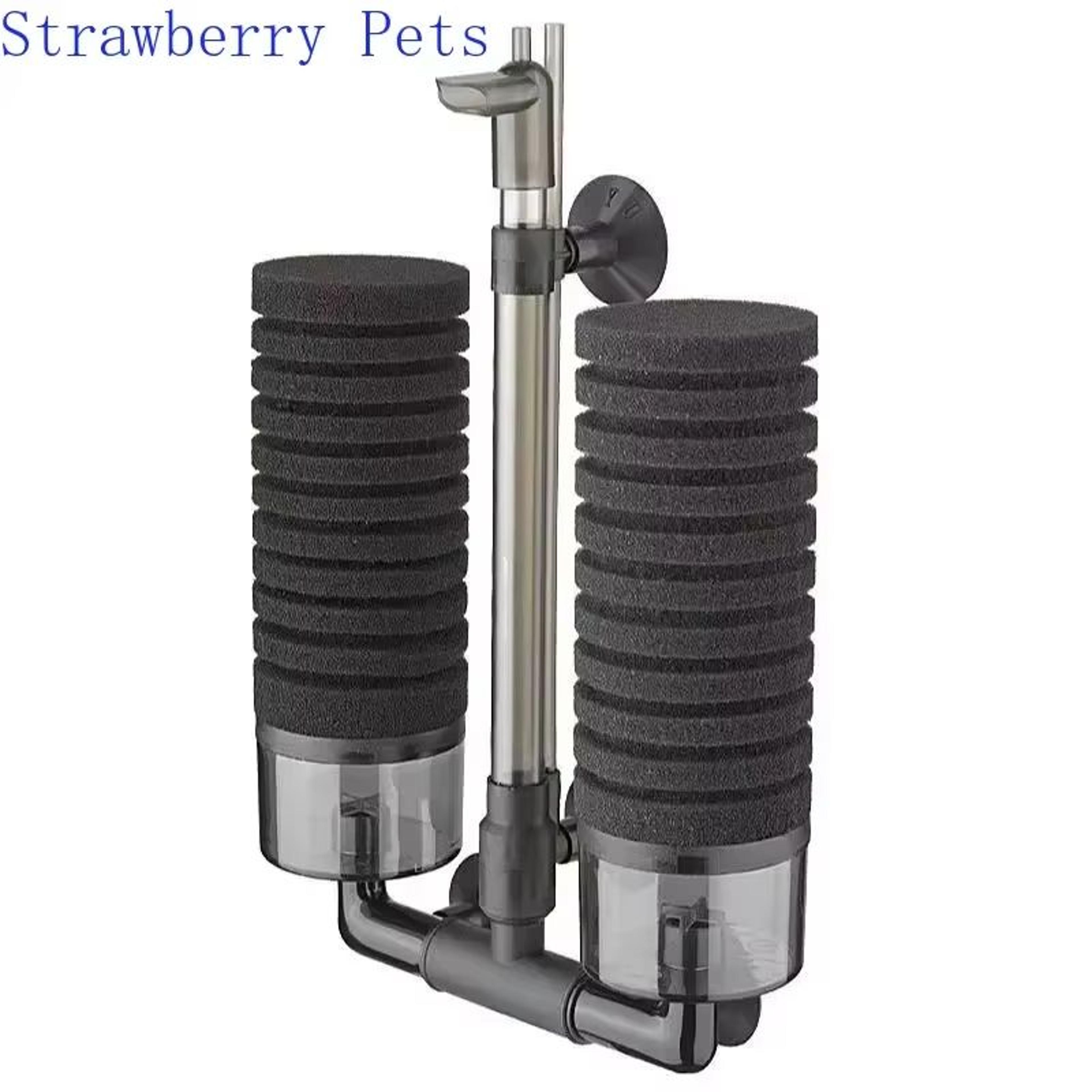 aquarium sponge filter with air pump – bio filter for clean & healthy fish tanks