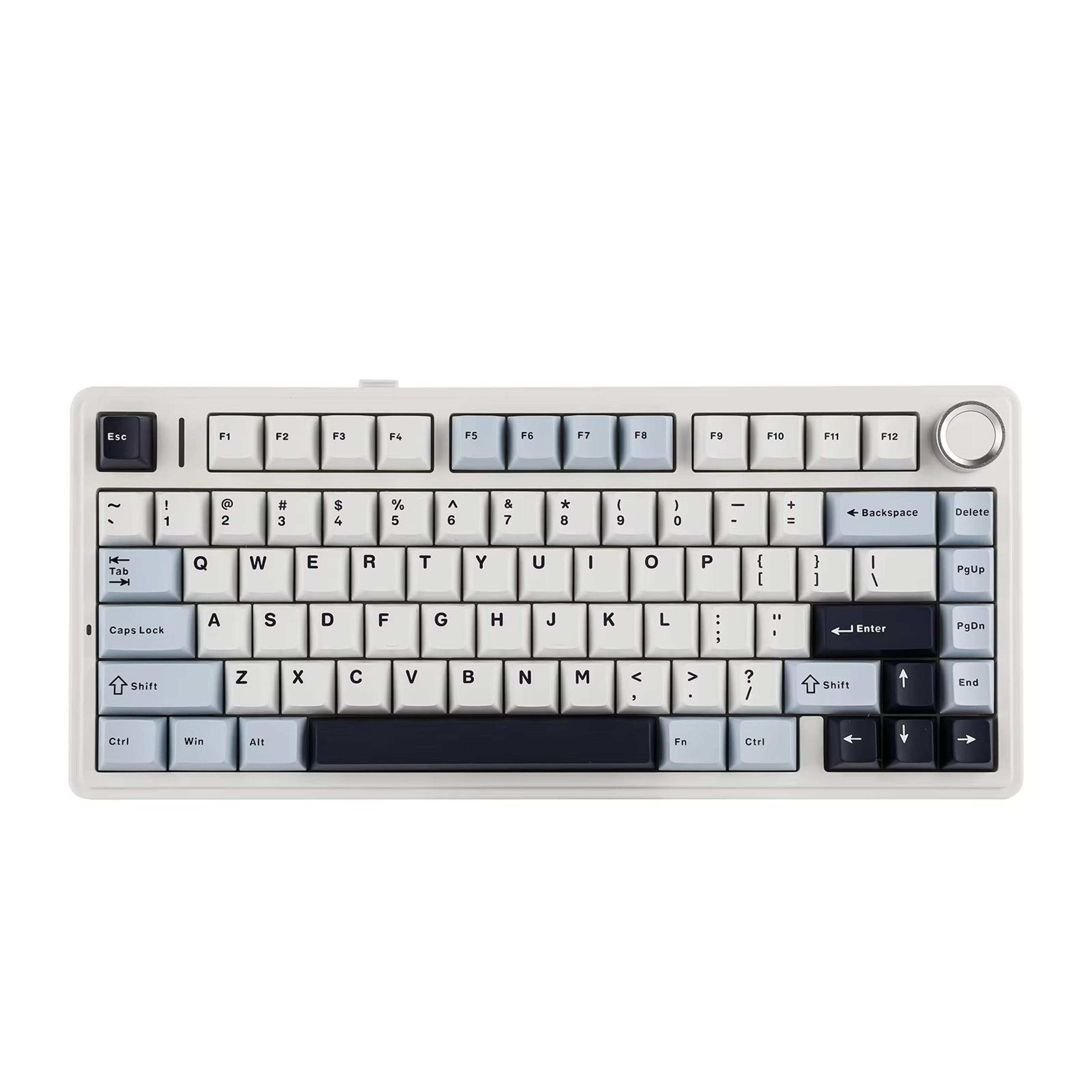 epomaker x aula f75 wireless mechanical keyboard, hot-swap gasket mount with pbt keycaps for mac & windows