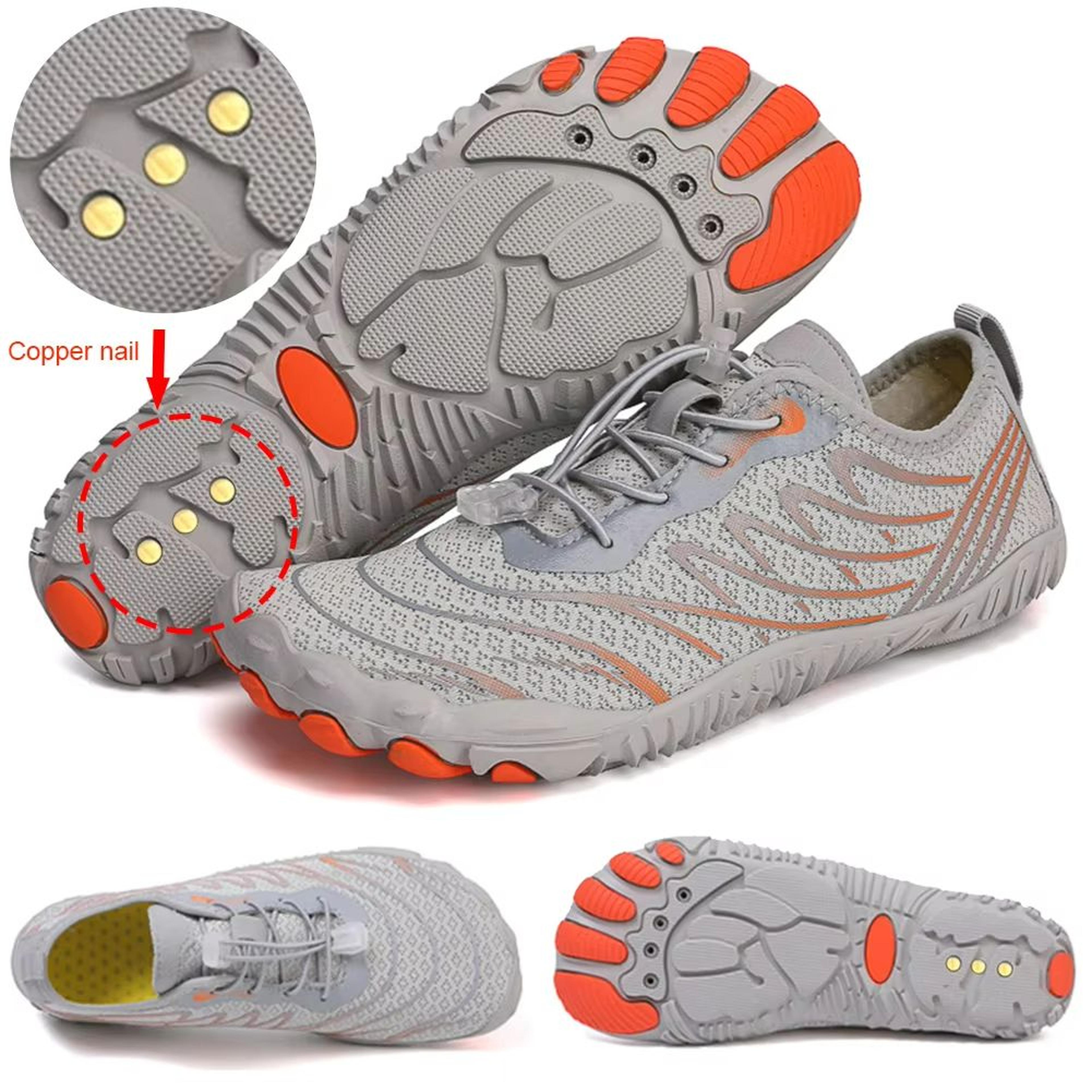 groundflow copper grounding shoes – lightweight barefoot water shoes for men & women