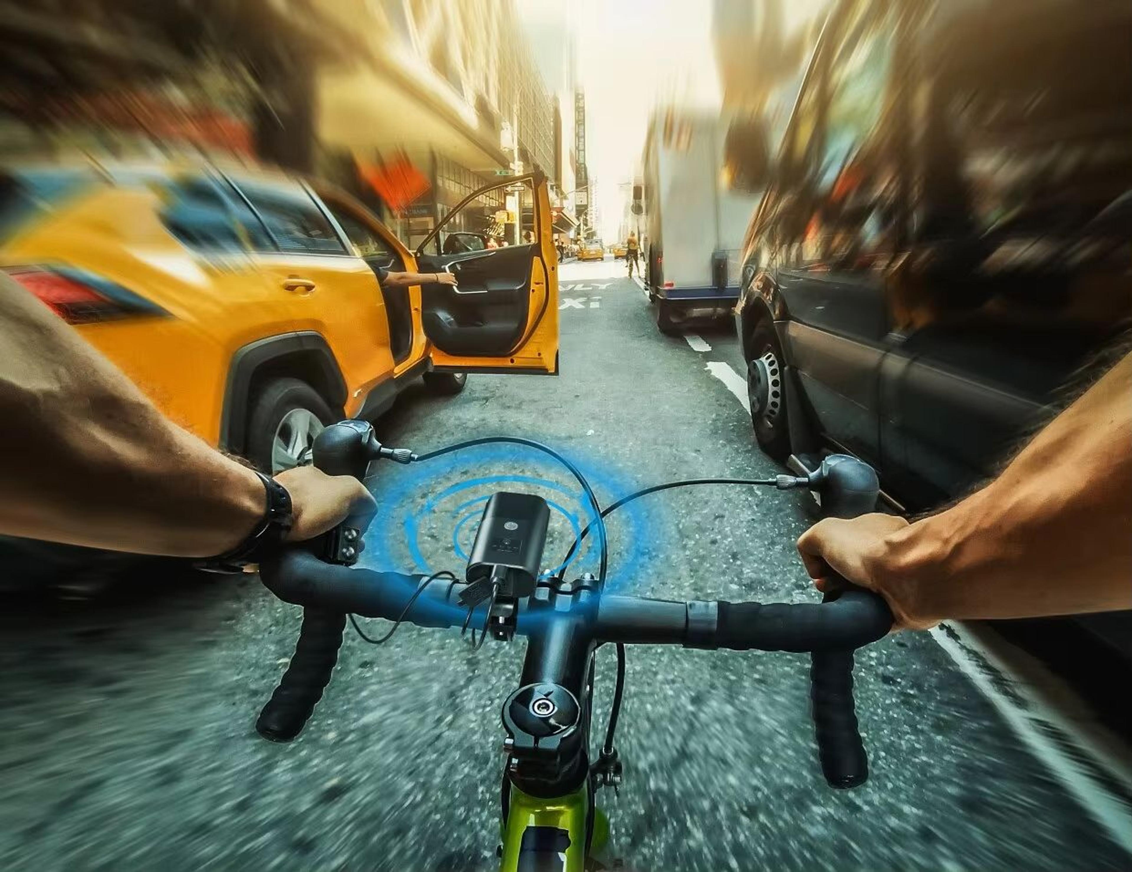 high-power 1000 lumen bike headlight with 4000mah usb charging power bank