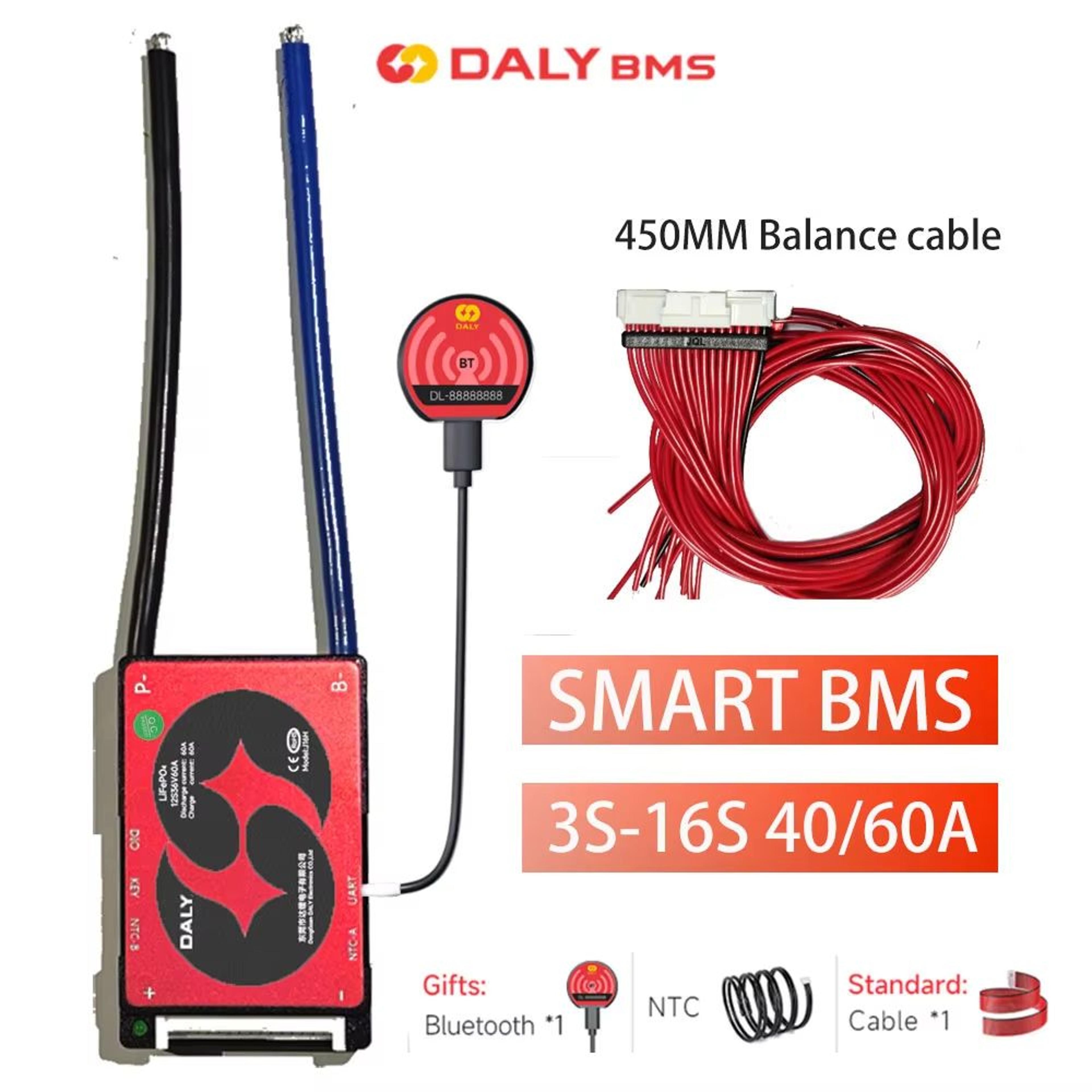 daly smart bms with bluetooth – advanced battery management system for lifepo4 & li-ion packs