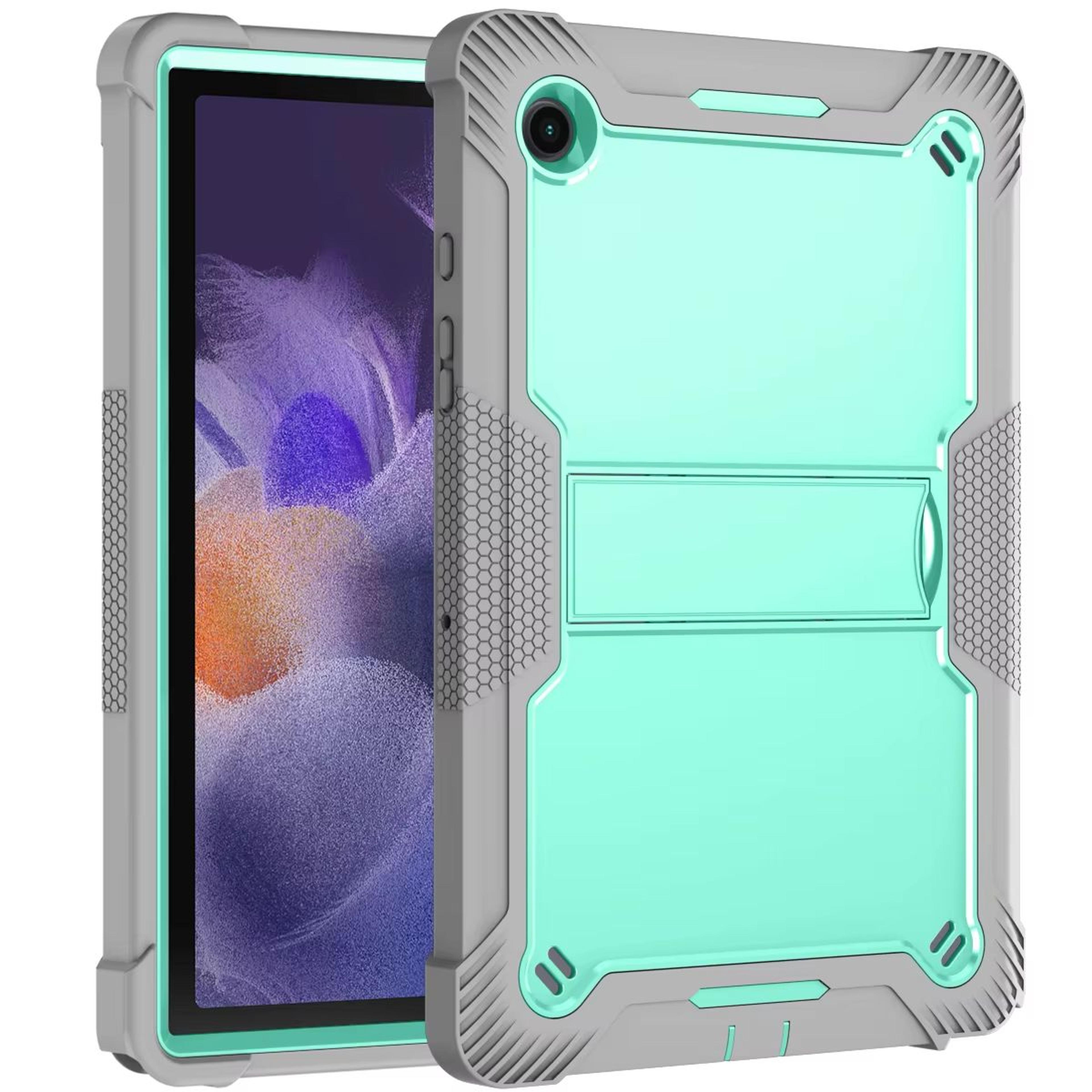 heavy duty armor case for samsung galaxy tab – rugged shockproof pc + silicone hybrid cover for kids & adults