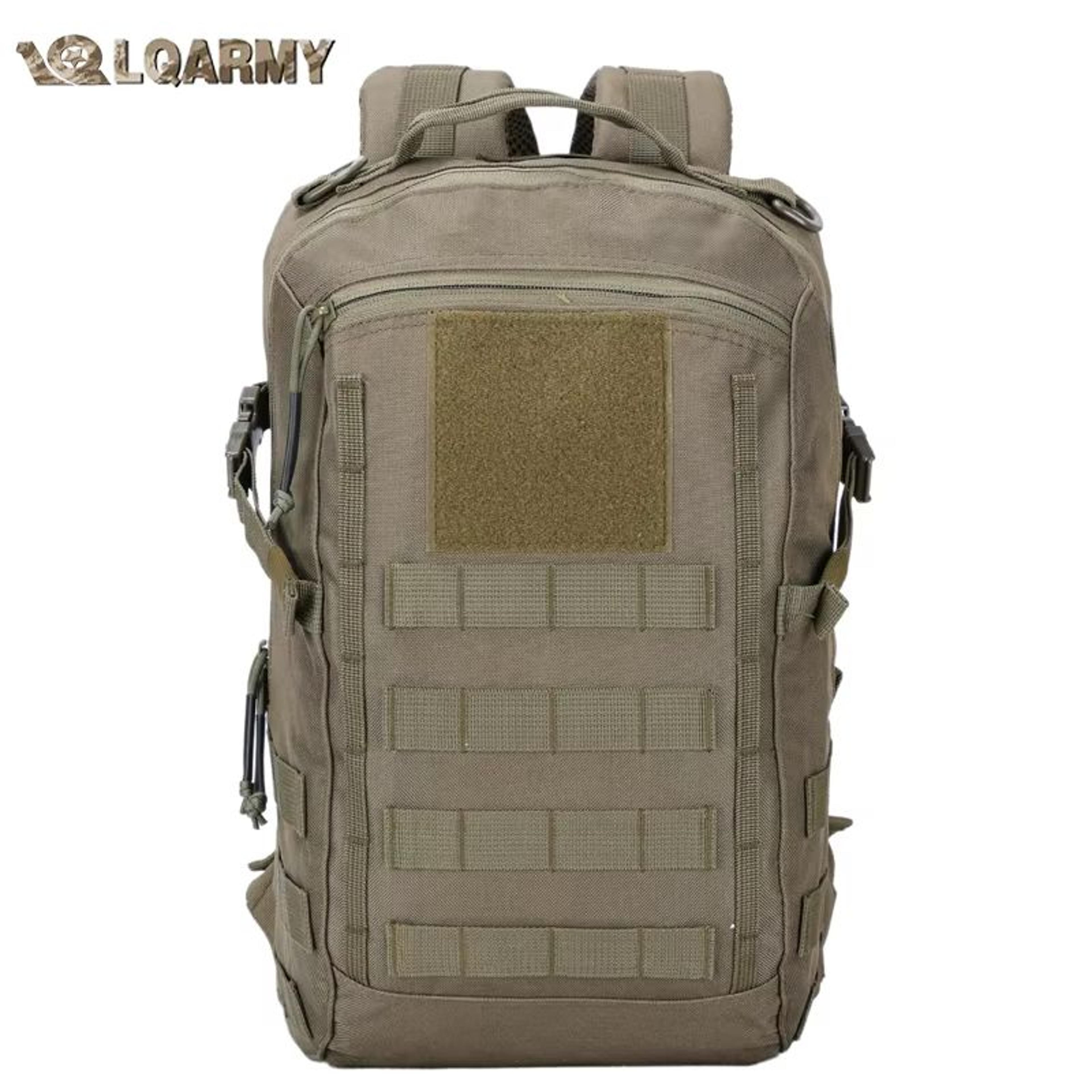 lqarmy 20l waterproof tactical backpack – outdoor travel camping rucksack with molle system for hiking, fishing & huntin