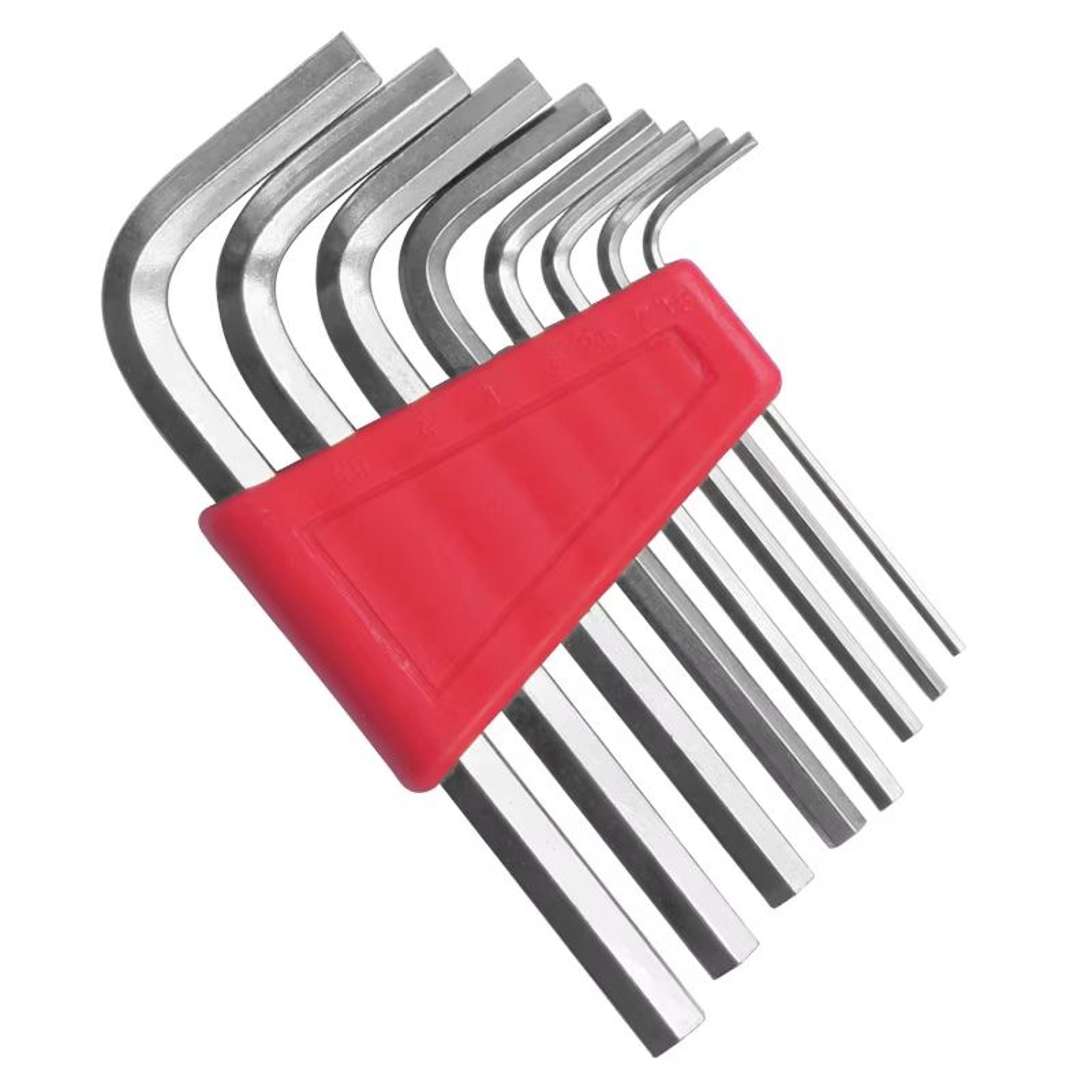 hi-spec 5/8/11-in-1 allen key wrench set | metric & imperial double-end cr-v hex tool kit