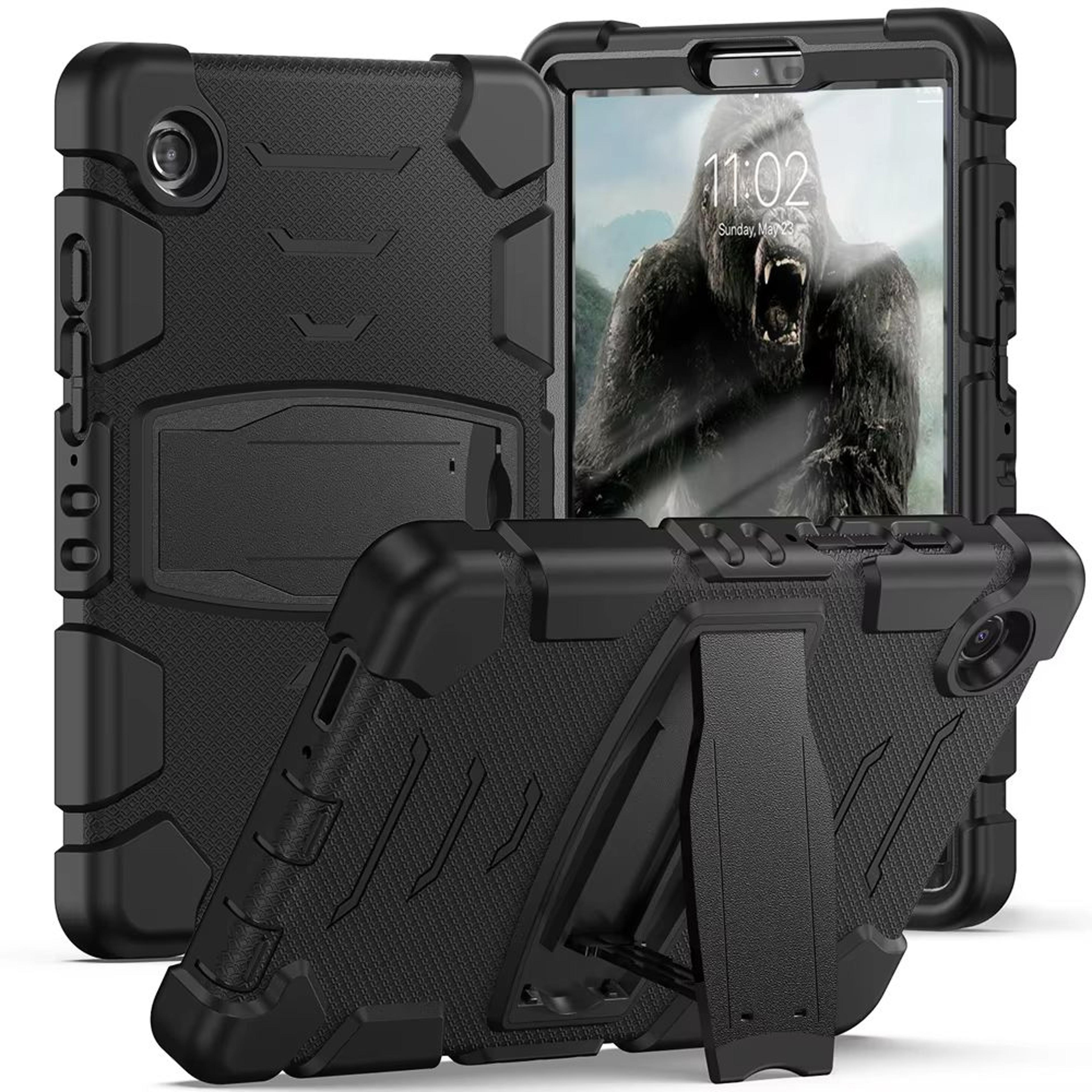 heavy duty rugged armor case for samsung galaxy tab – shockproof silicone protective cover