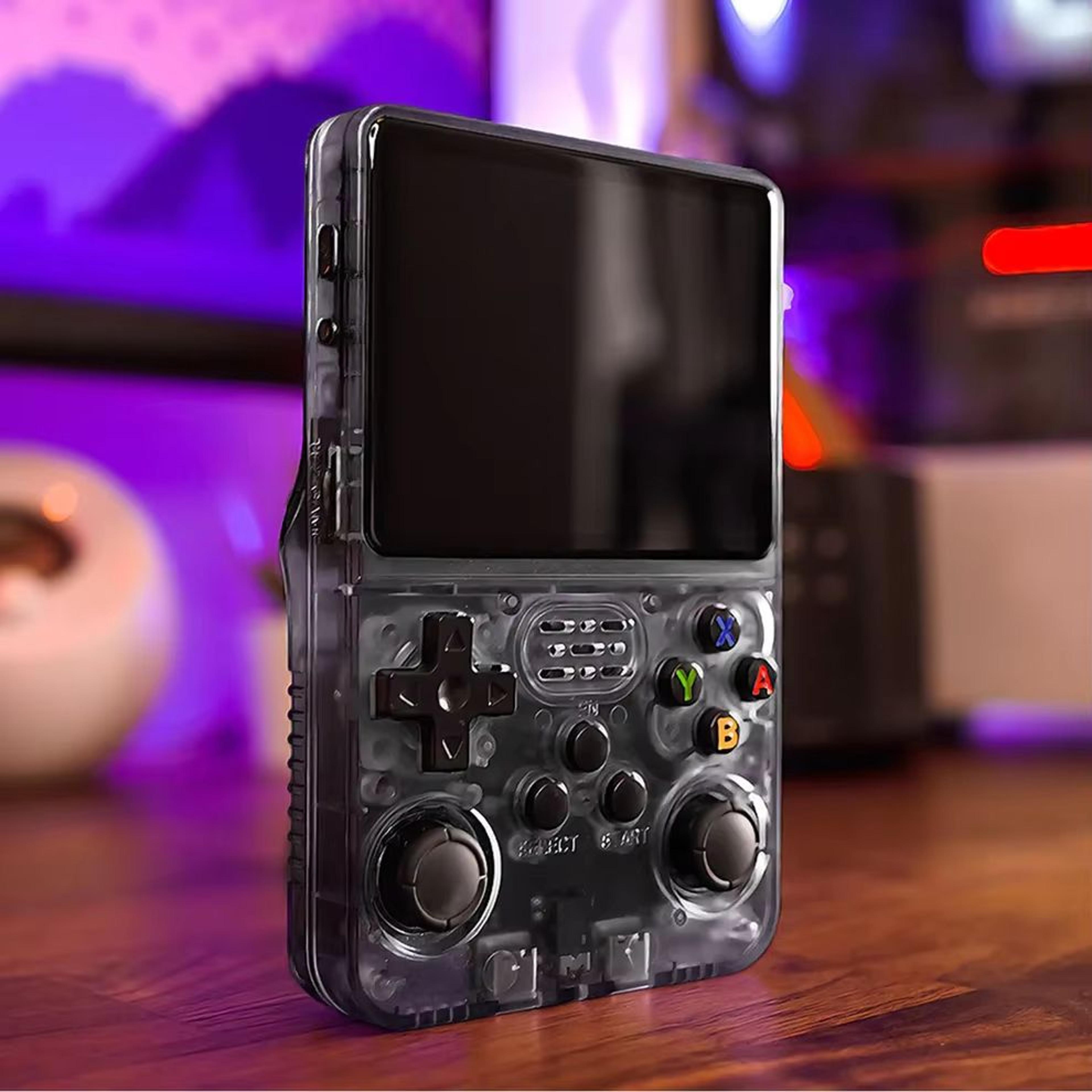 r36s retro handheld game console – 3.5" ips screen, linux system, built-in battery, and preinstalled classic games