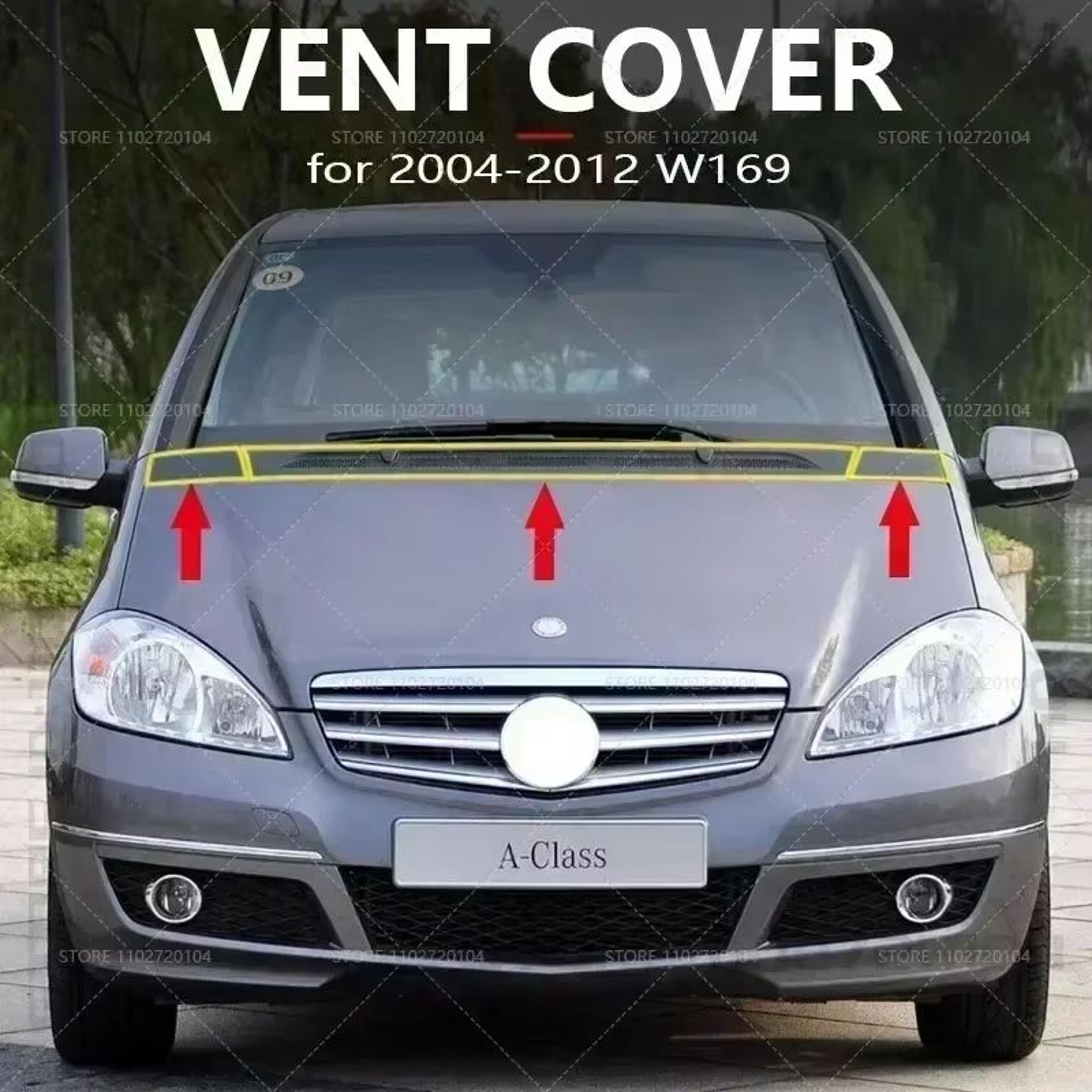 front hood vent grille cover for mercedes benz a-class w169 (2004–2012) – oem replacement