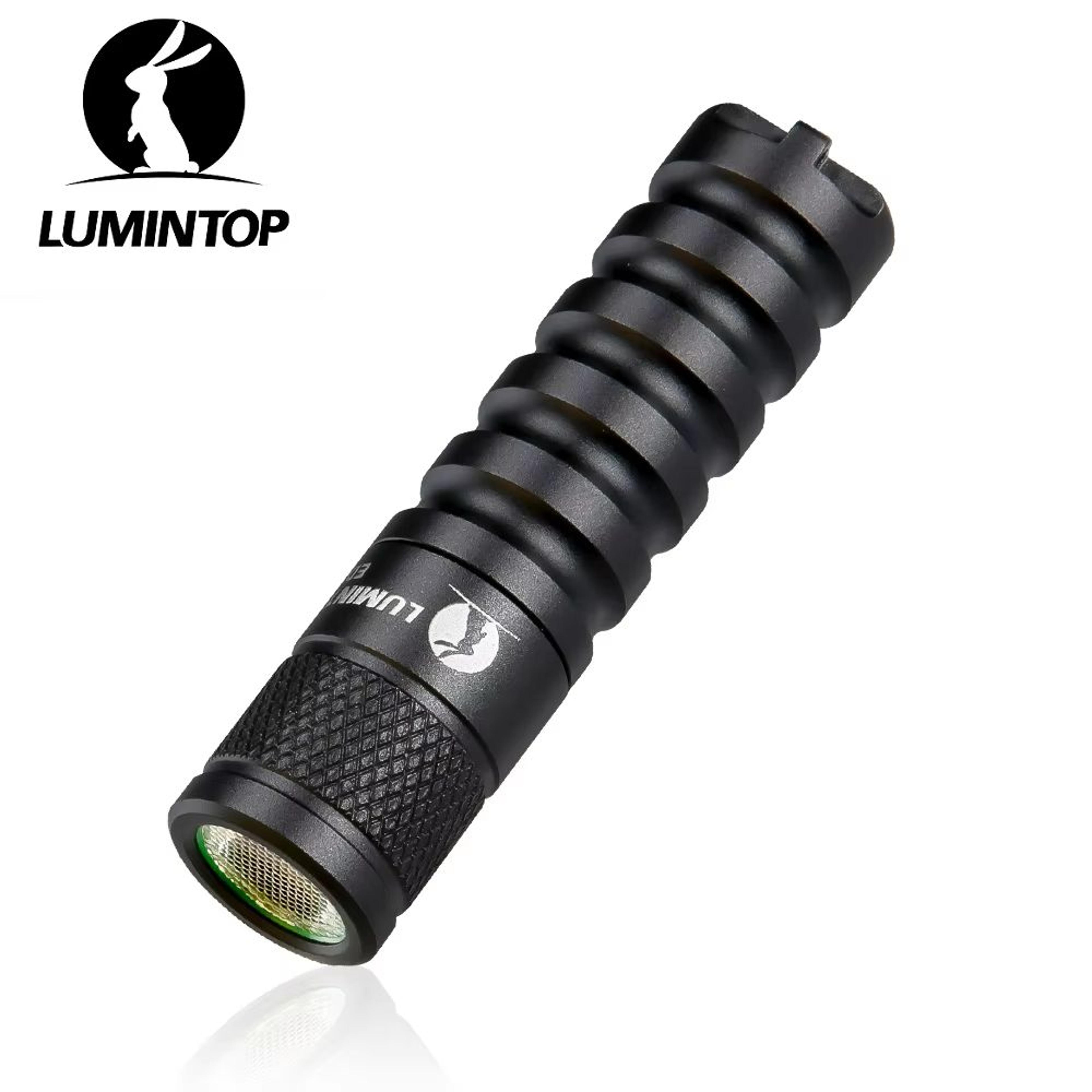 edc15 portable led flashlight – 760 lumen keychain torch with ip68 waterproof rating, aa/14500 battery
