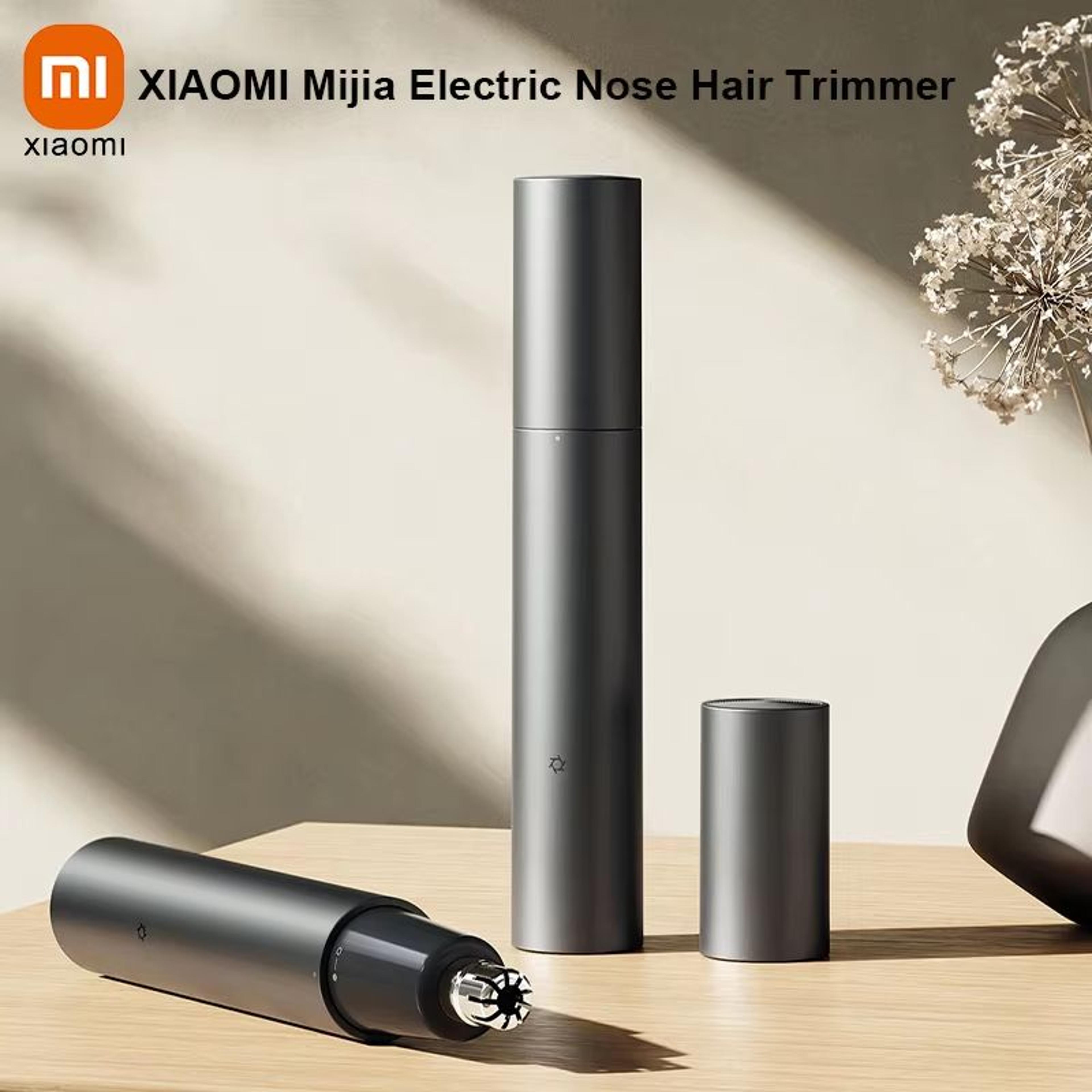 xiaomi mijia electric nose hair trimmer – portable rechargeable painless groomer for nose, ear & eyebrow hair