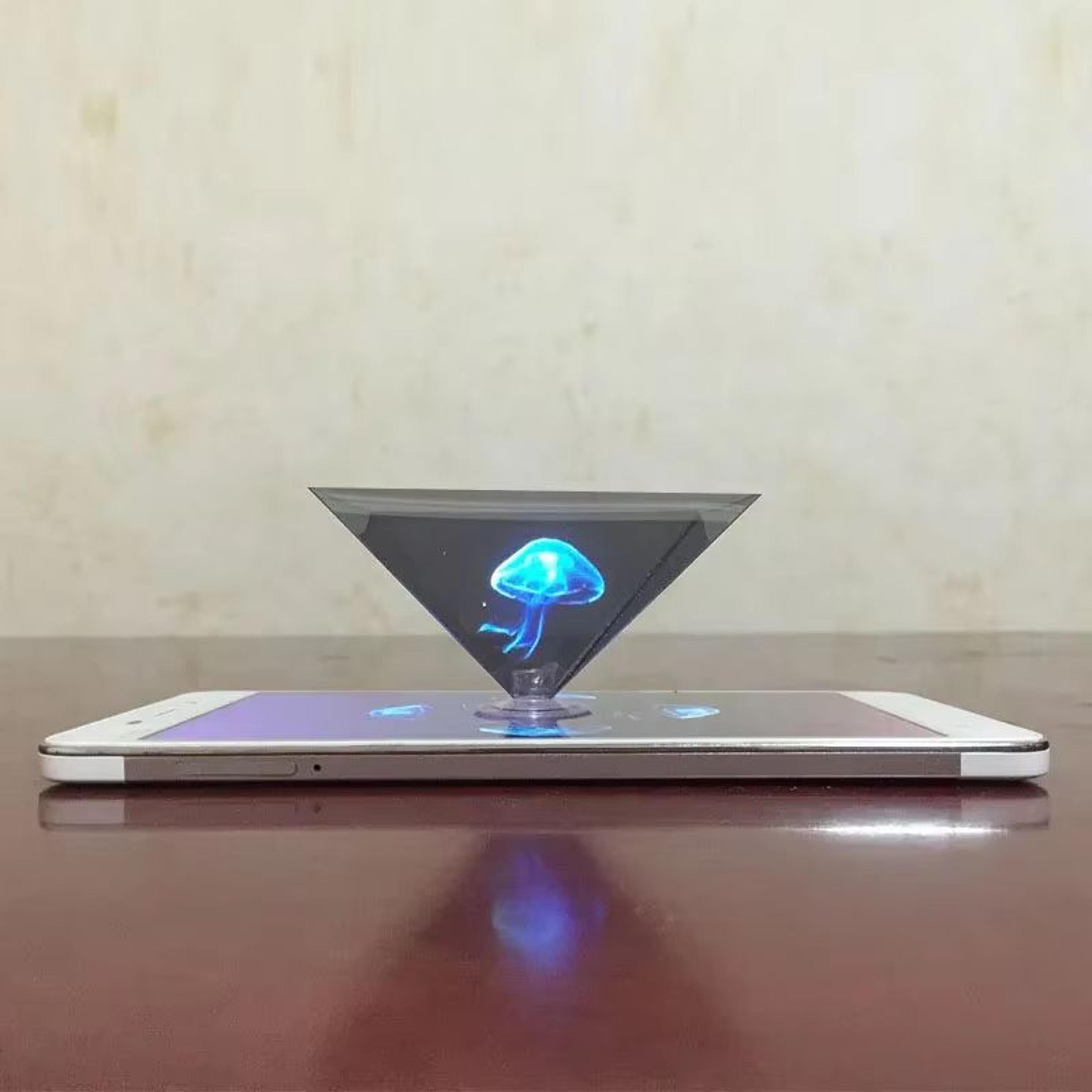 3d hologram pyramid projector | mobile screen magnifier for smartphones