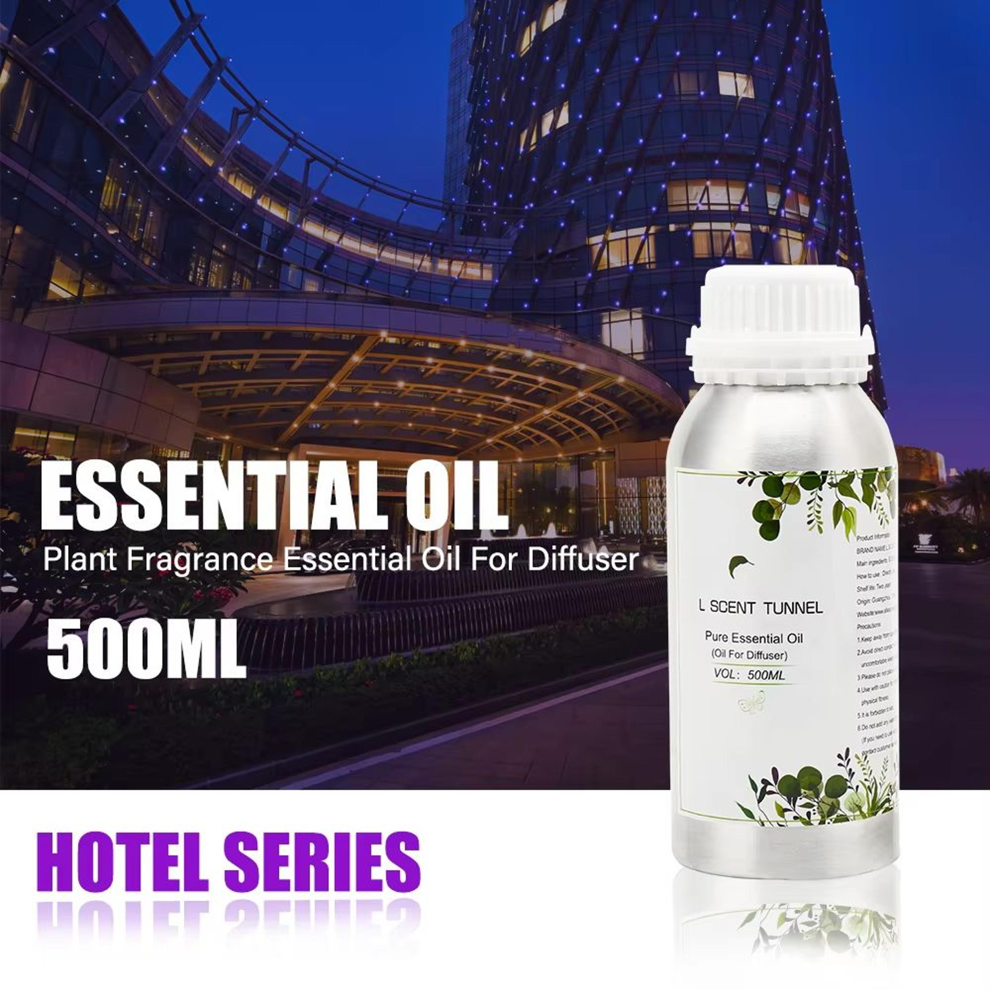 premium essential oils 500ml - long-lasting perfume oil for aromatic diffusers, home fragrance & hotel scent systems