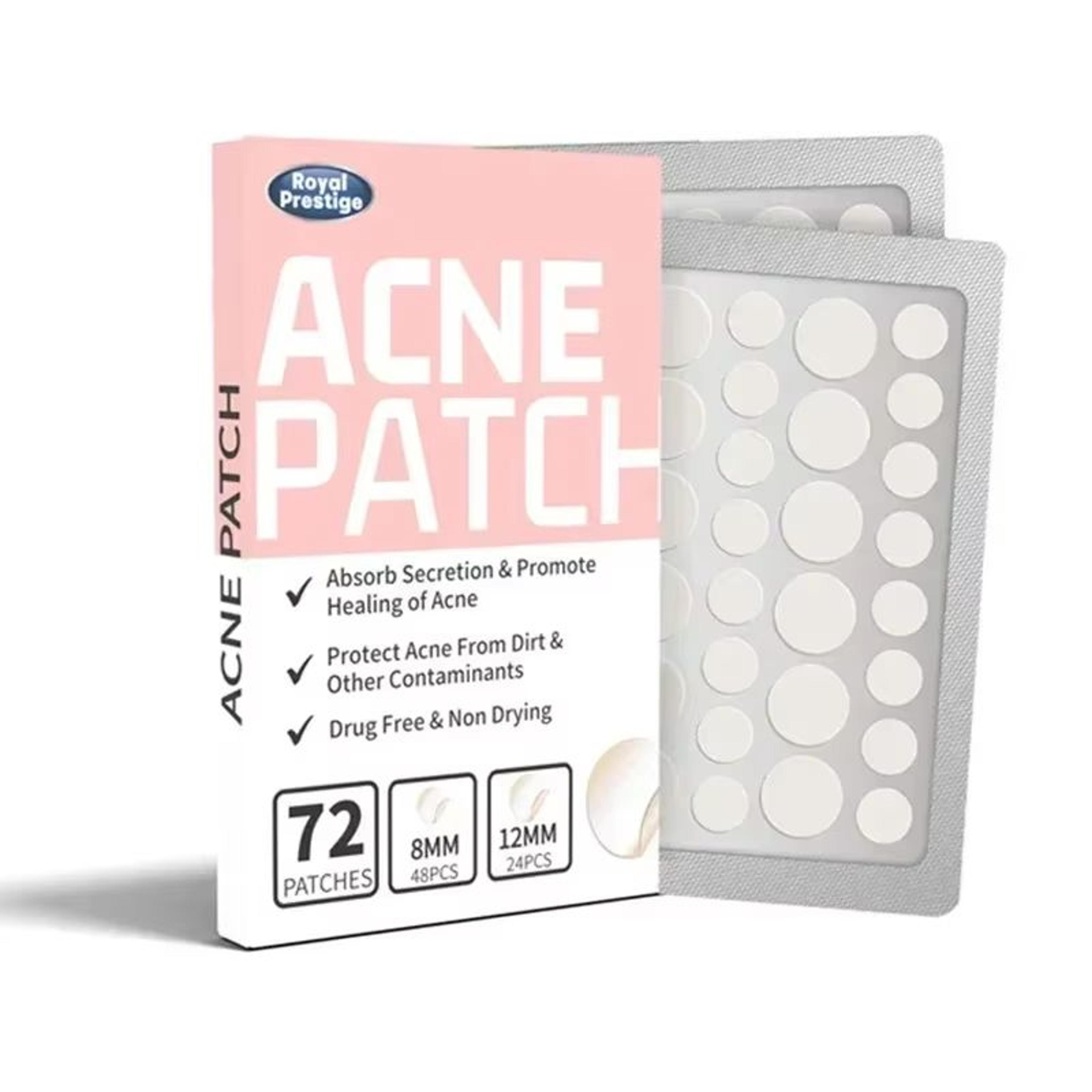 invisible hydrocolloid acne patches – waterproof pimple removal & spot repair stickers (72/180pcs)