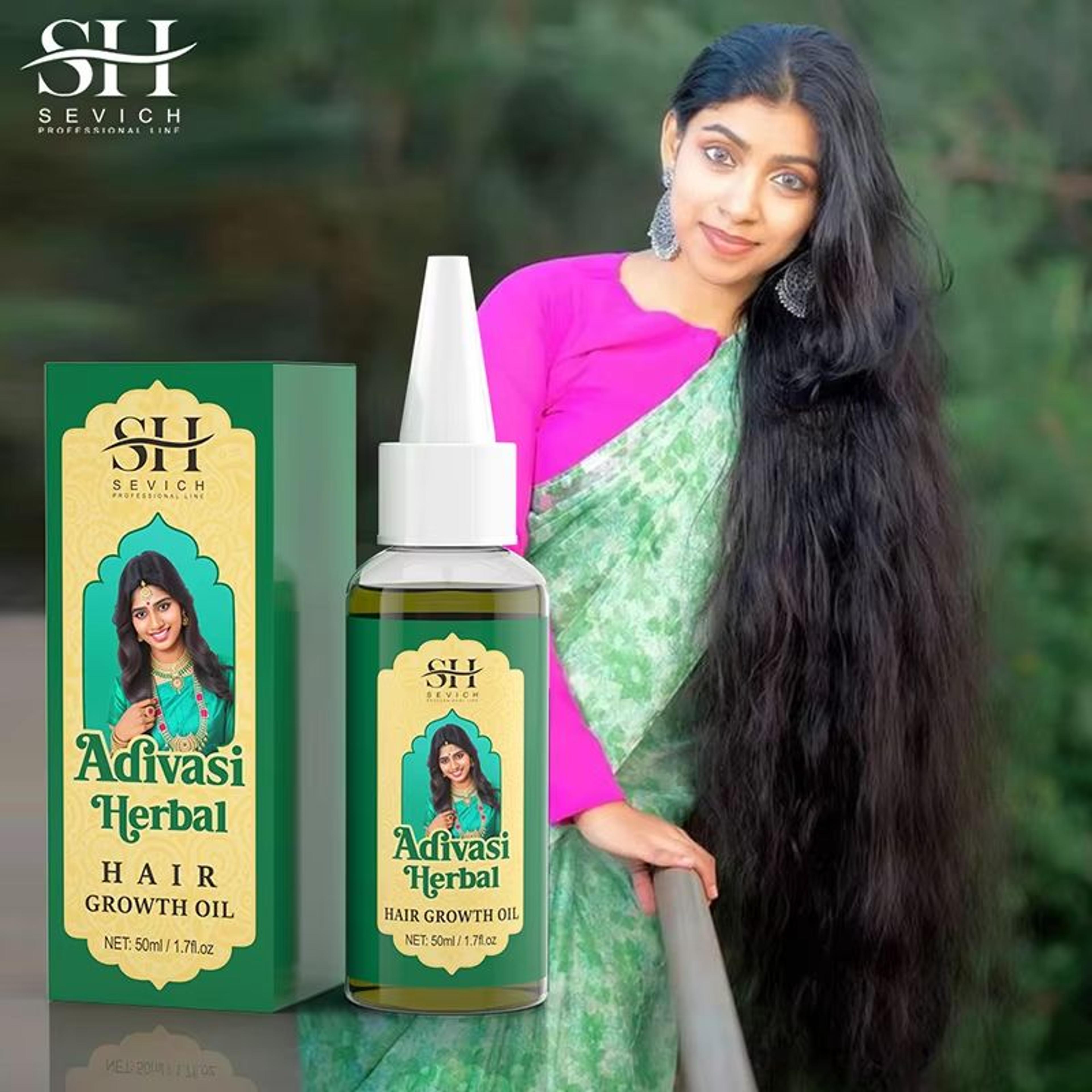 adivasi ayurvedic hair growth oil – organic anti hair loss & fast regrowth serum