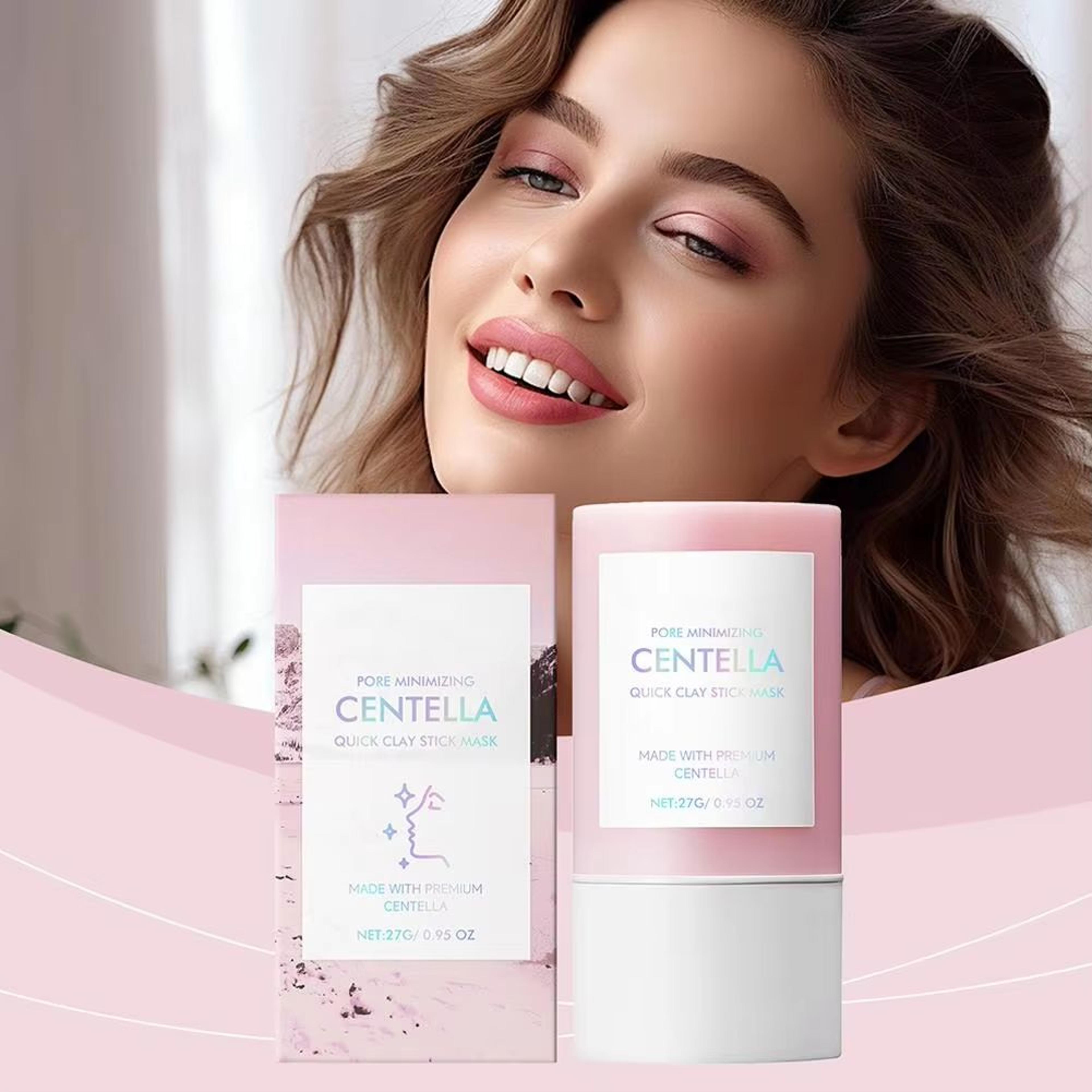 centella clay mask stick – hydrating pore minimizer & brightening skincare