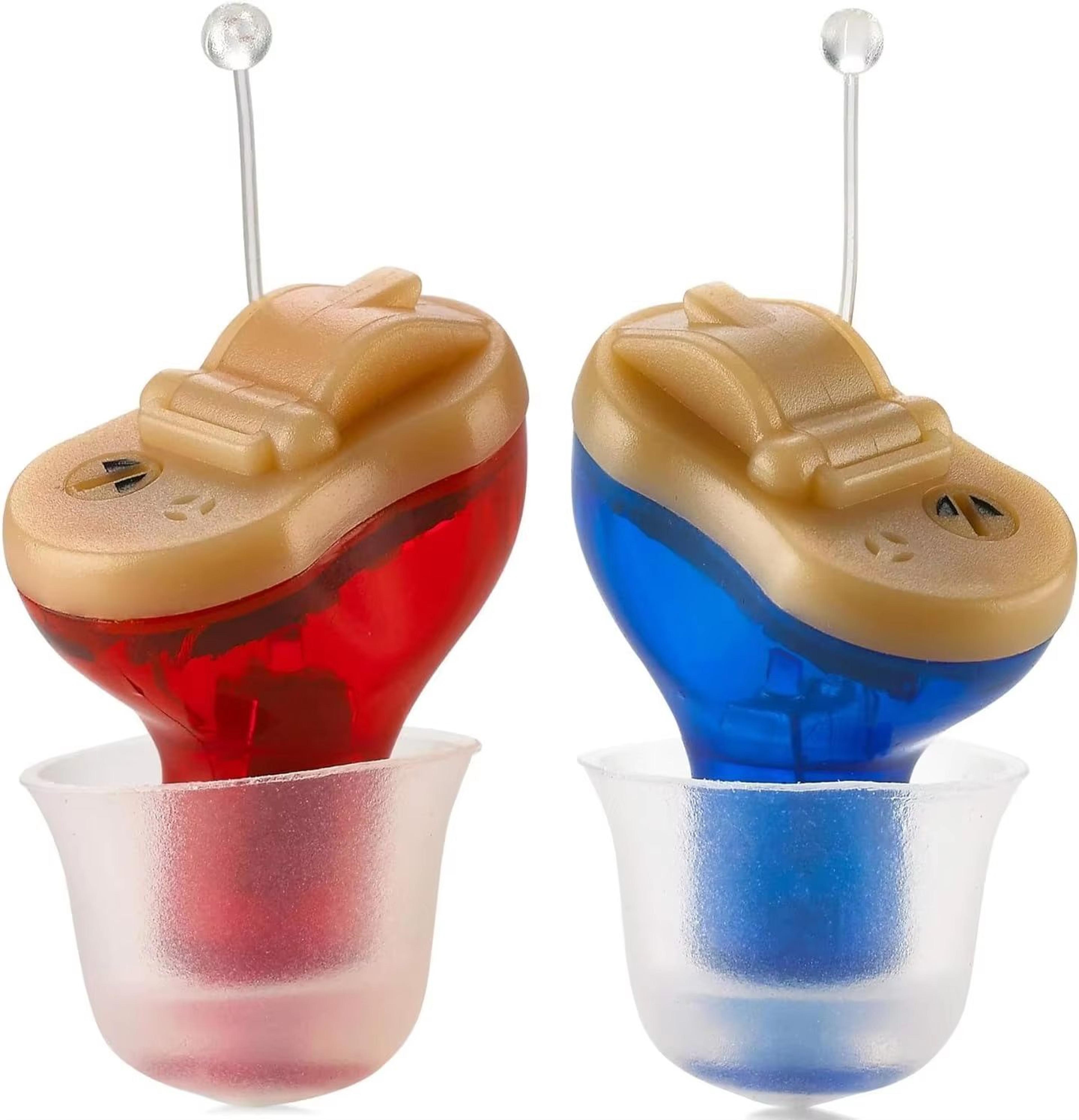 premium mini cic hearing aid – discreet rechargeable inner ear device for clear tv & call sound (left and right pair)