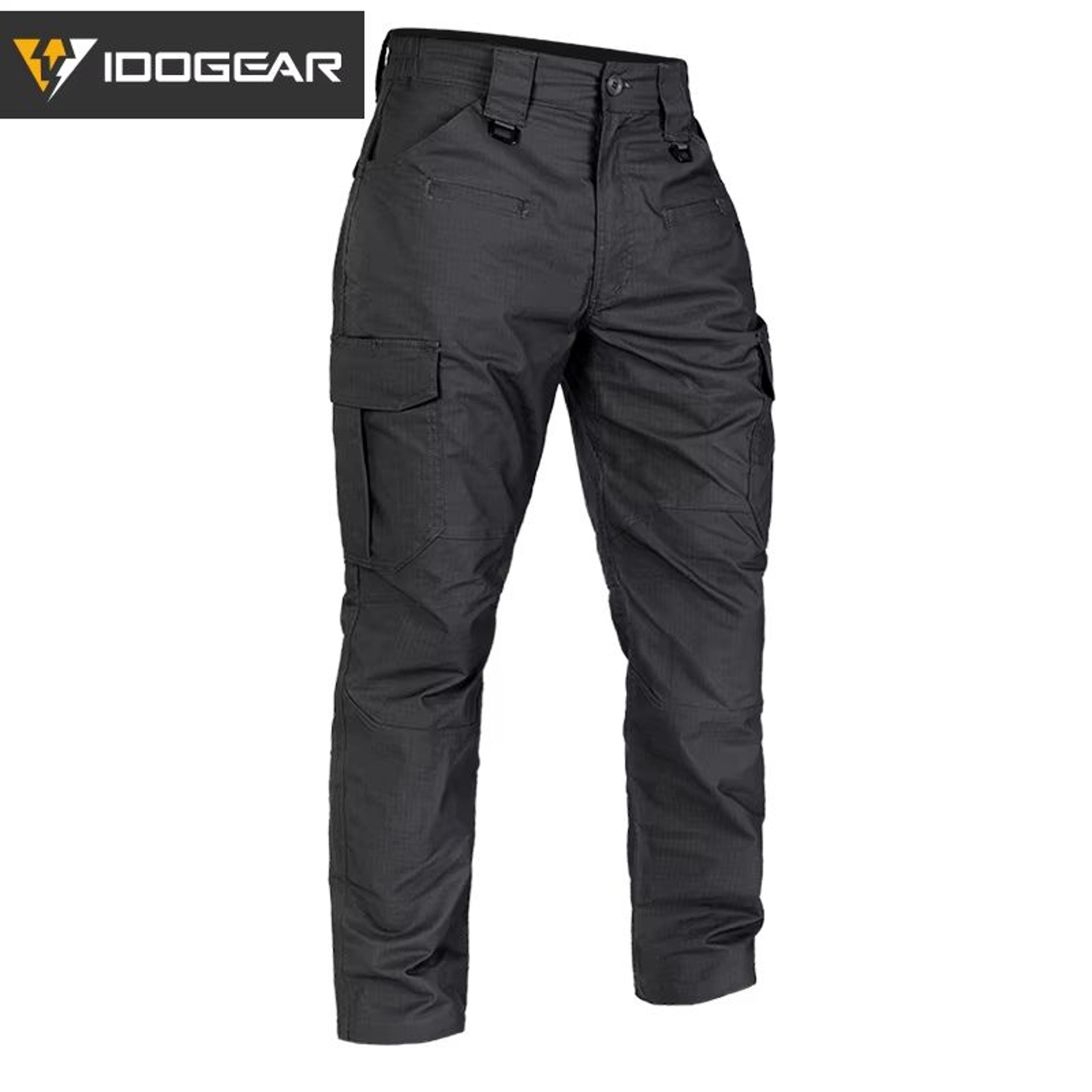 men's flex tactical cargo pants – lightweight stretch work & outdoor hiking trousers