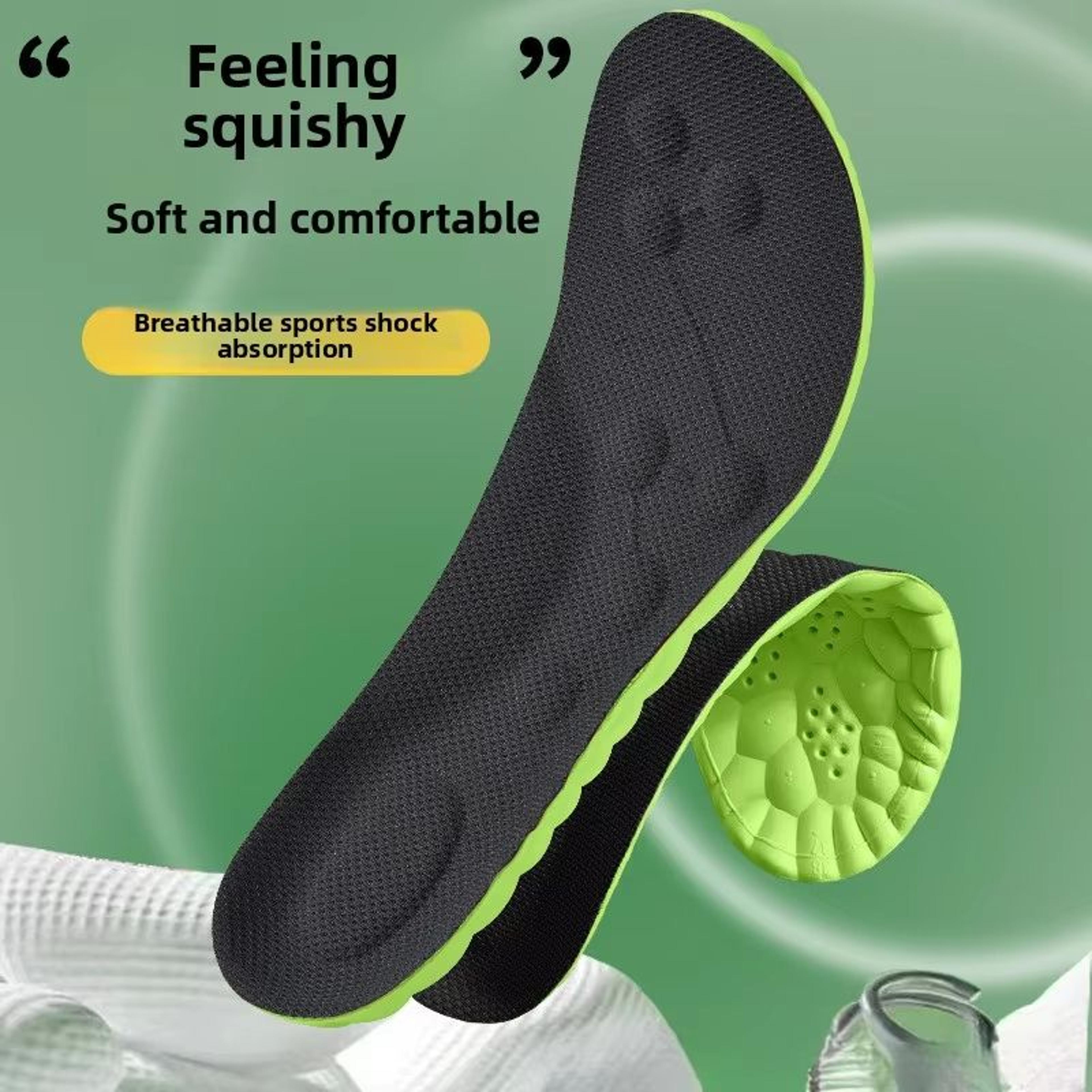 cloudstride 4d shock-absorbent sport insoles (breathable cushion & odor control)