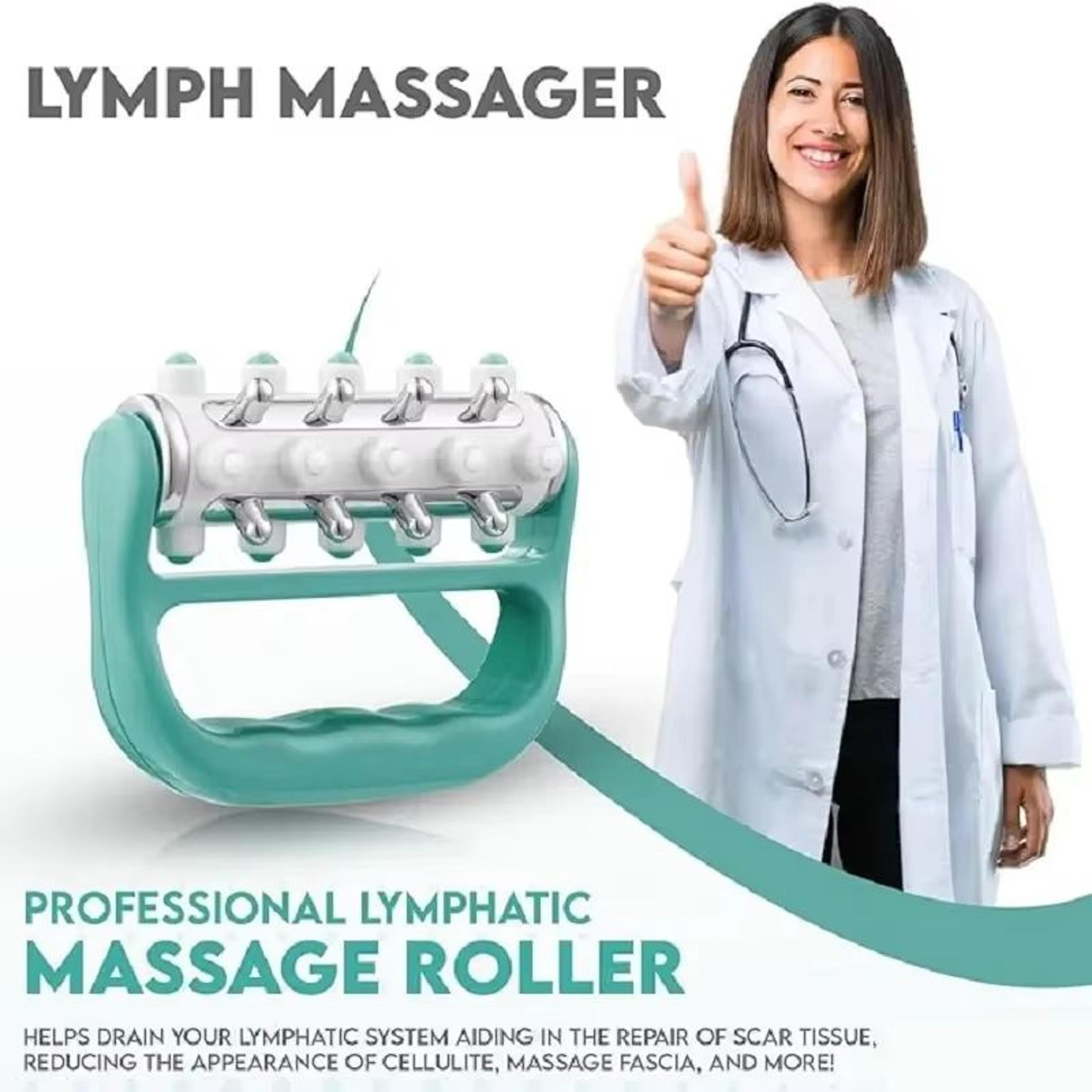 myorelease handheld lymphatic & scar tissue massager (green)