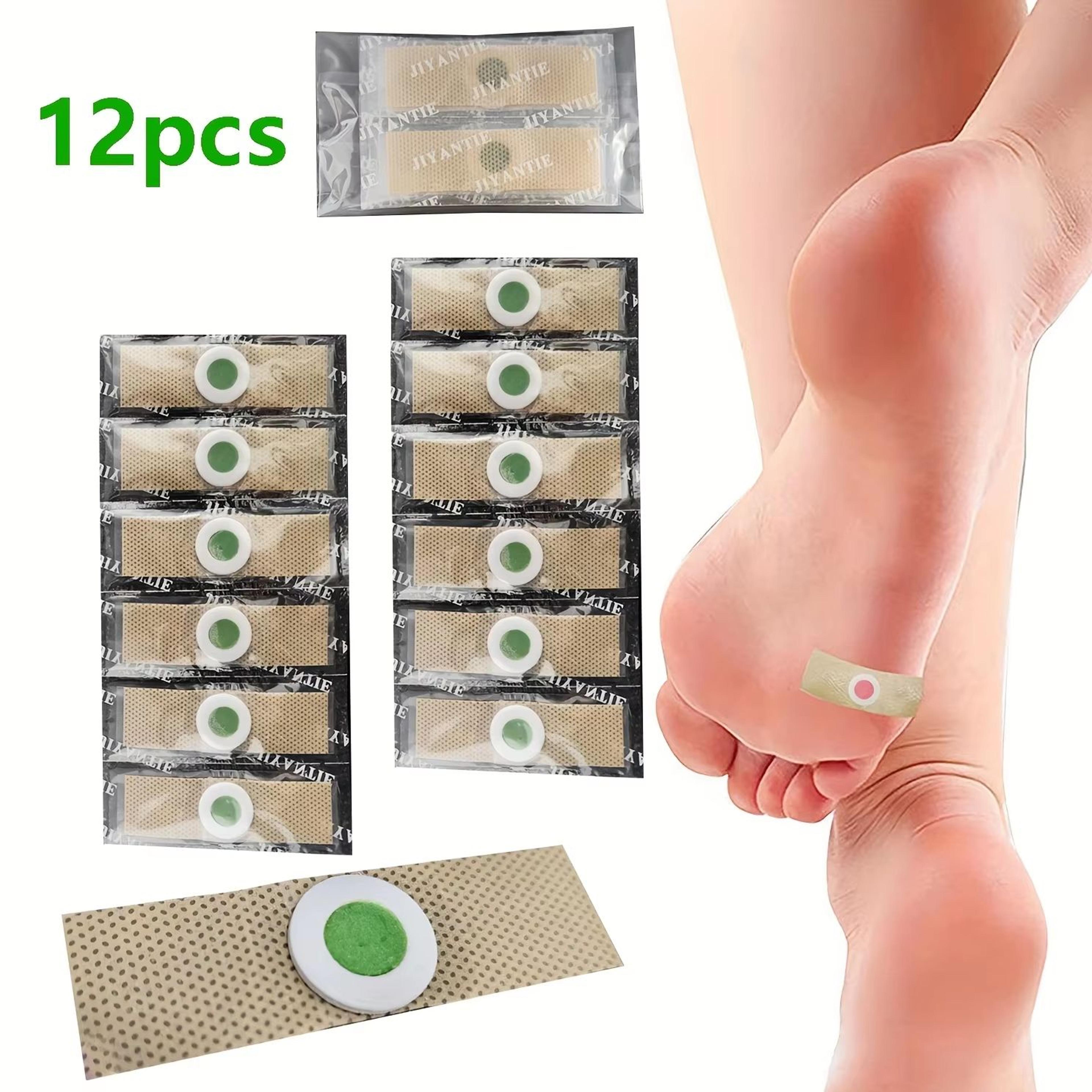 12pcs corn removal pads – foot callus & clavus treatment plasters for pain relief and soft, healthy feet