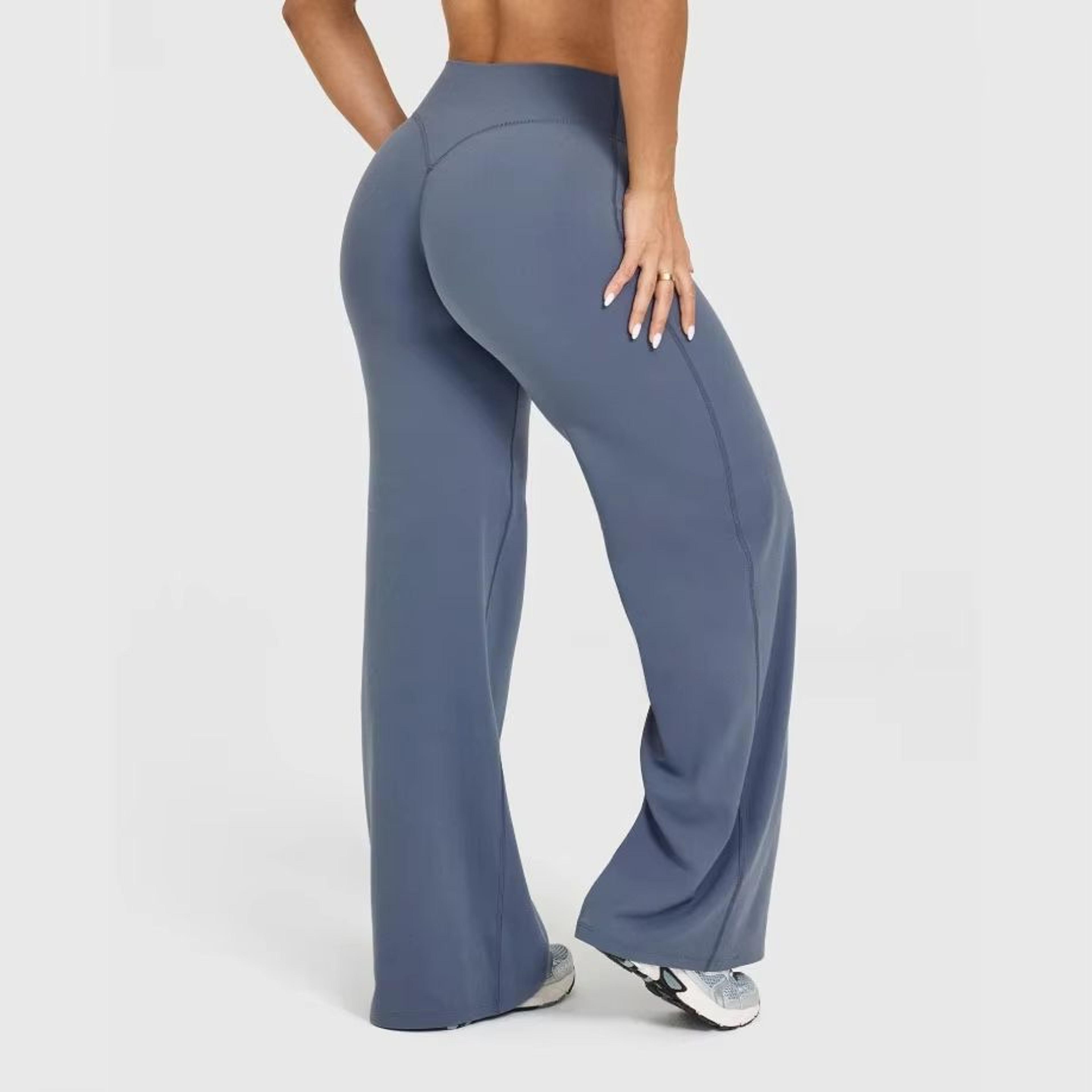 buttersoft women's straight-leg yoga pants – mid-waist active & lounge trousers