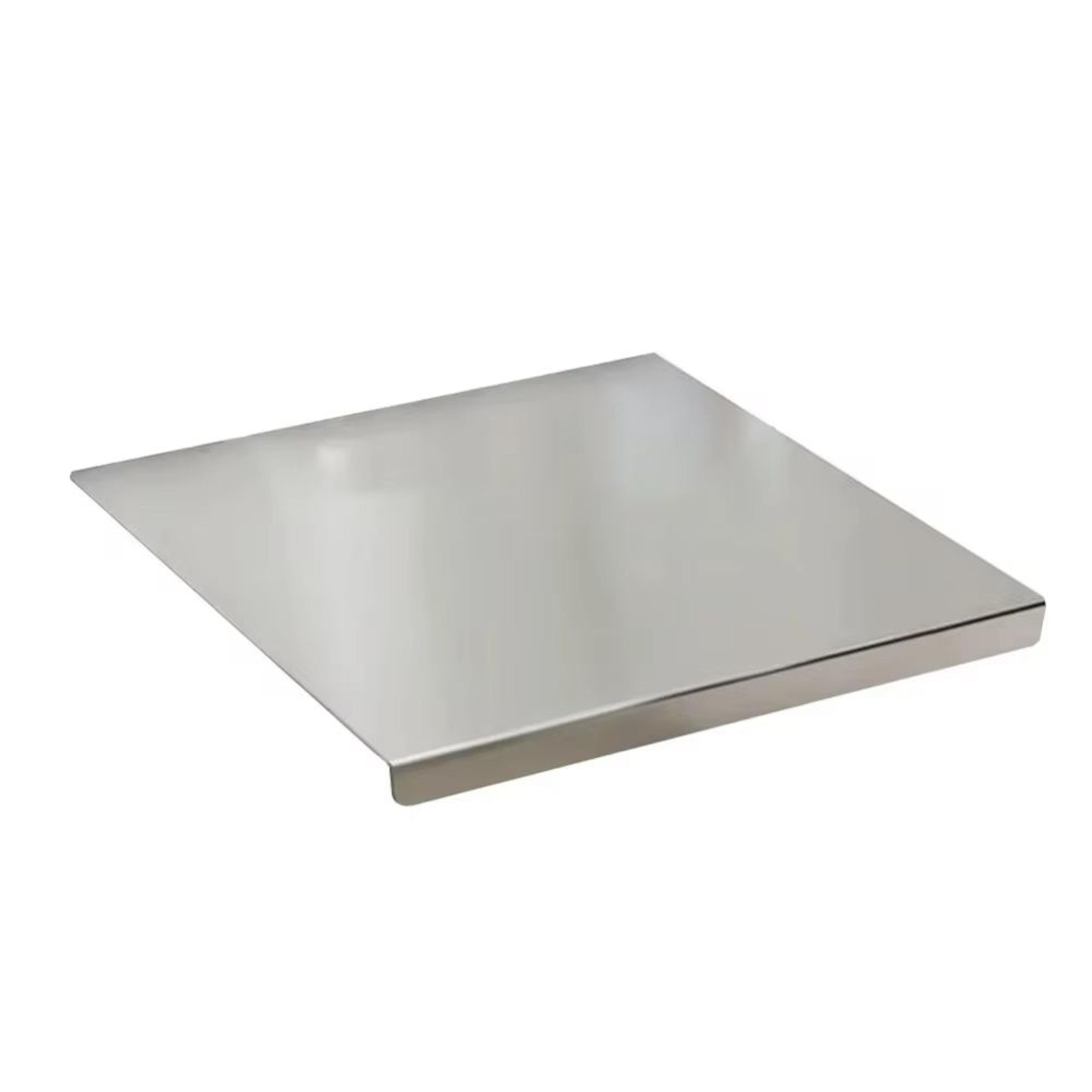 large stainless steel chopping board – double panel multifunctional kitchen cutting and baking board