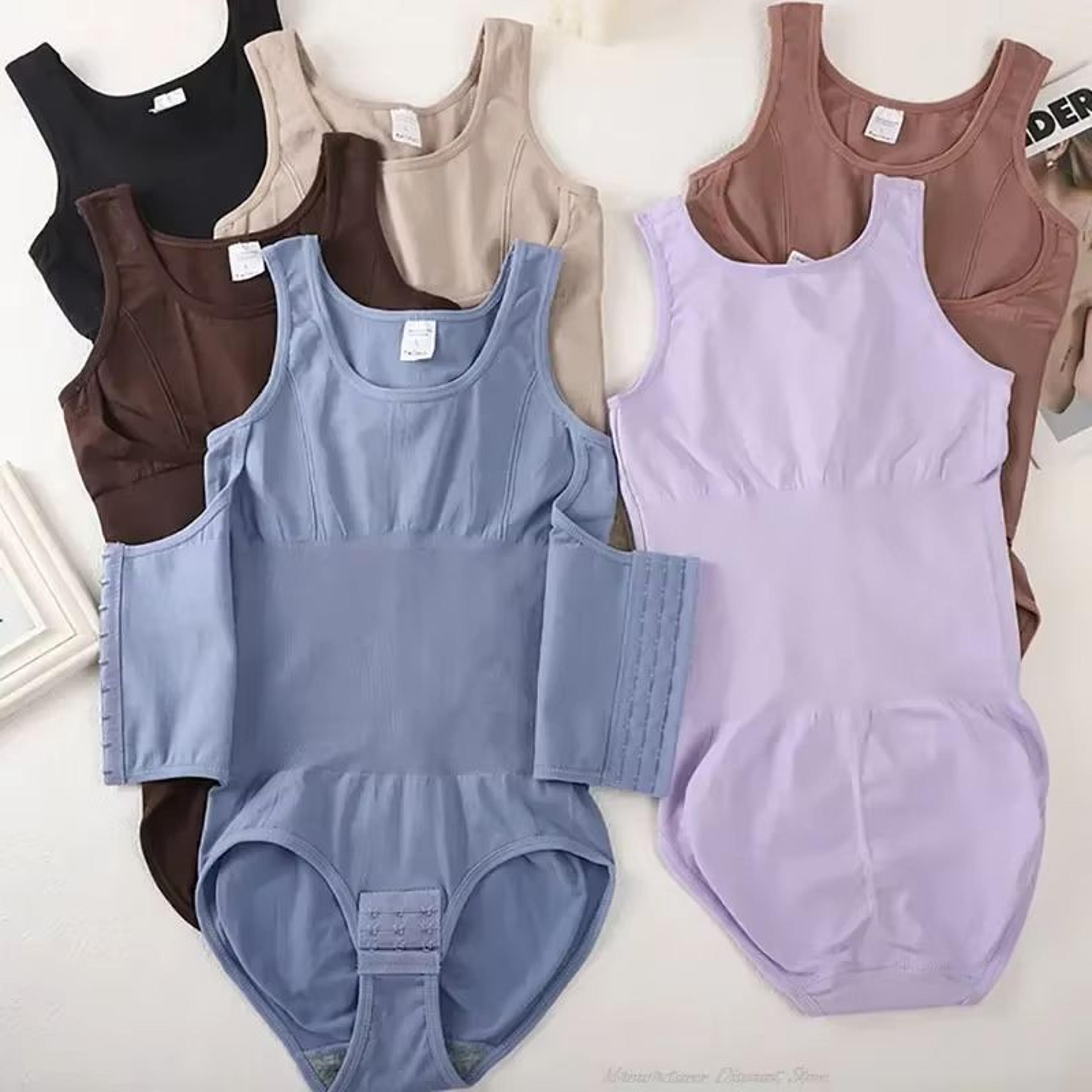 2025 women's tummy control bodysuit shapewear with zipper belt – slimming waist trainer & body shaper