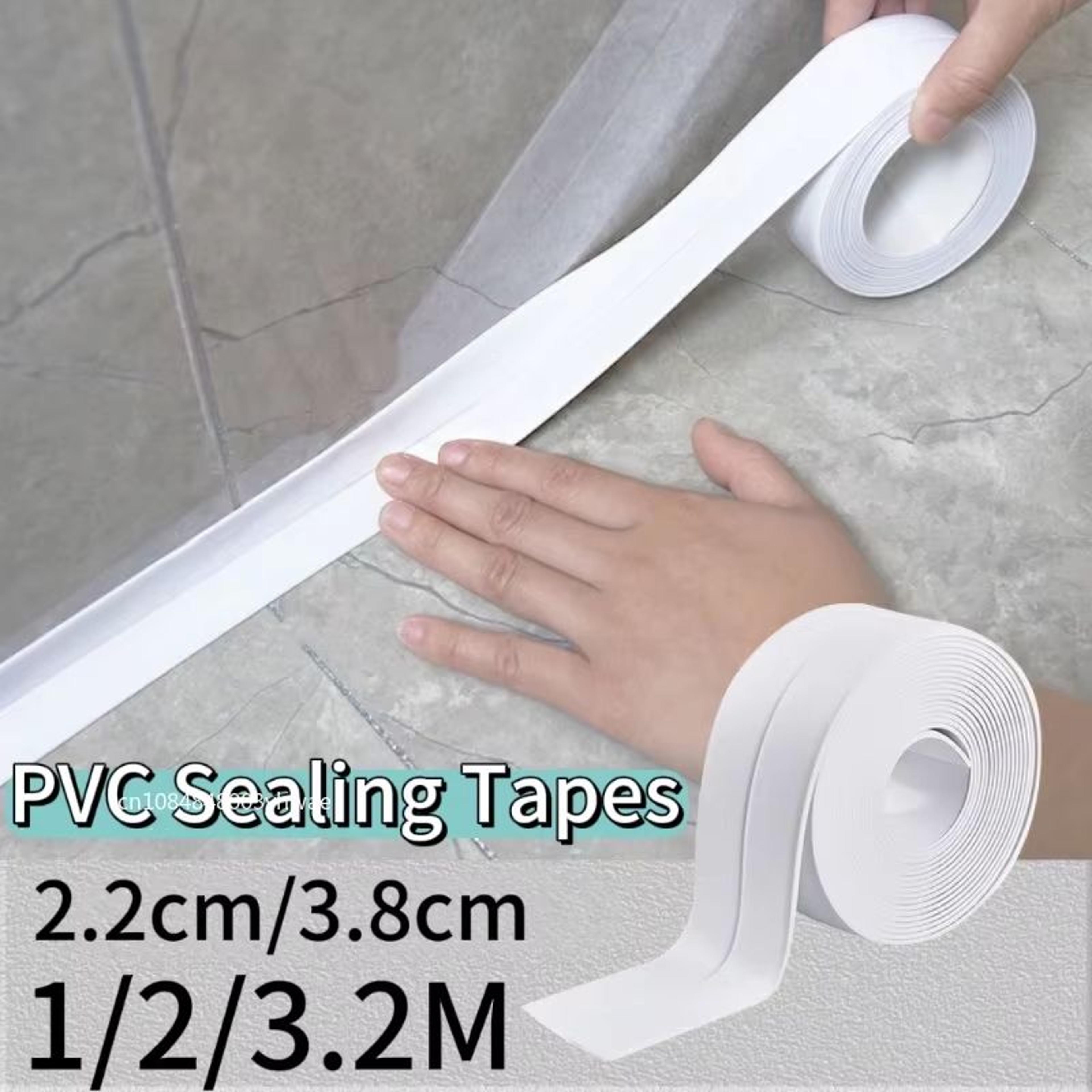 waterproof self-adhesive caulk sealing tape – pvc oil-proof kitchen sink & bathroom edge strip (1m / 2m / 3.2m)