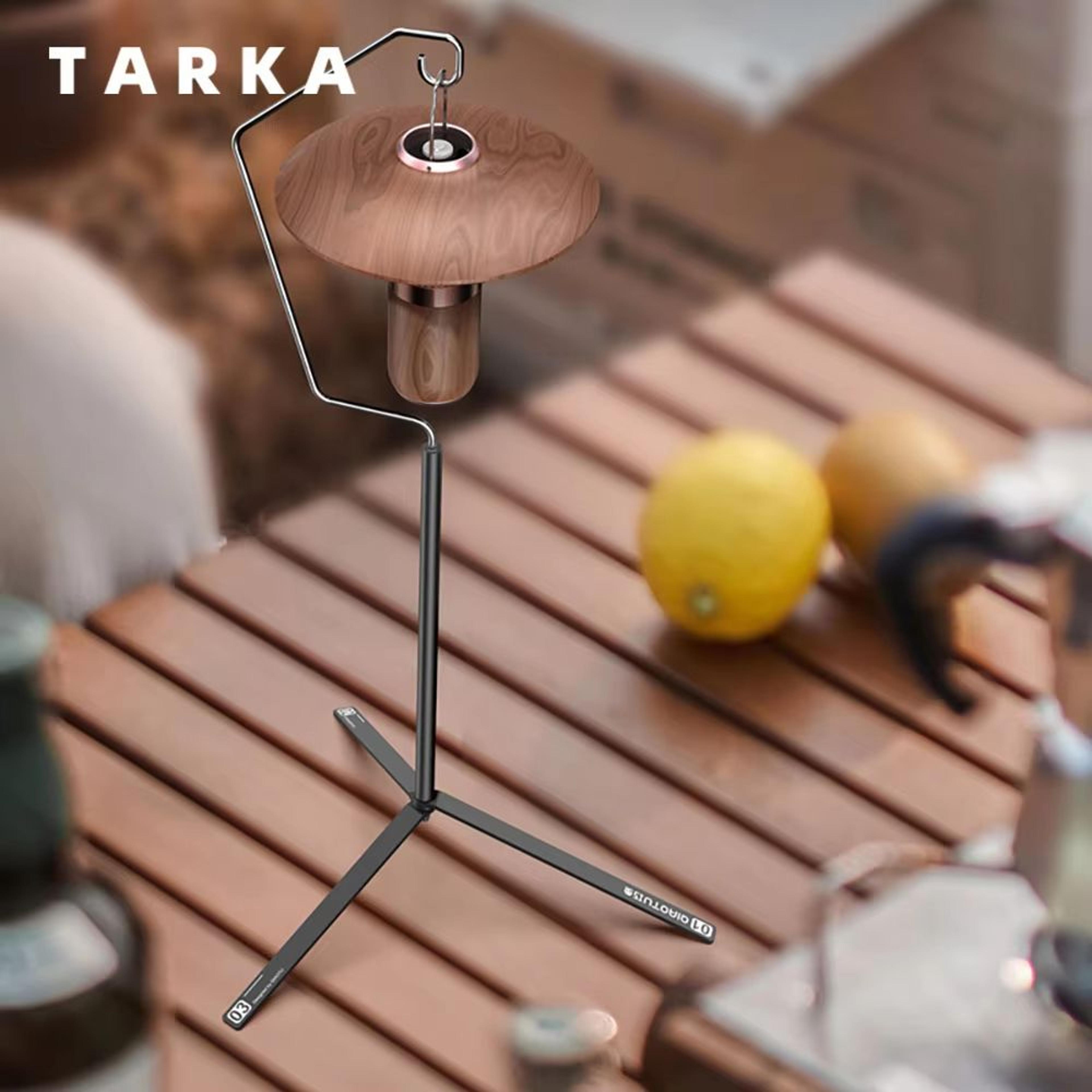 tarka ultralight lantern stand – portable tabletop light holder and detachable outdoor camping lantern hanger