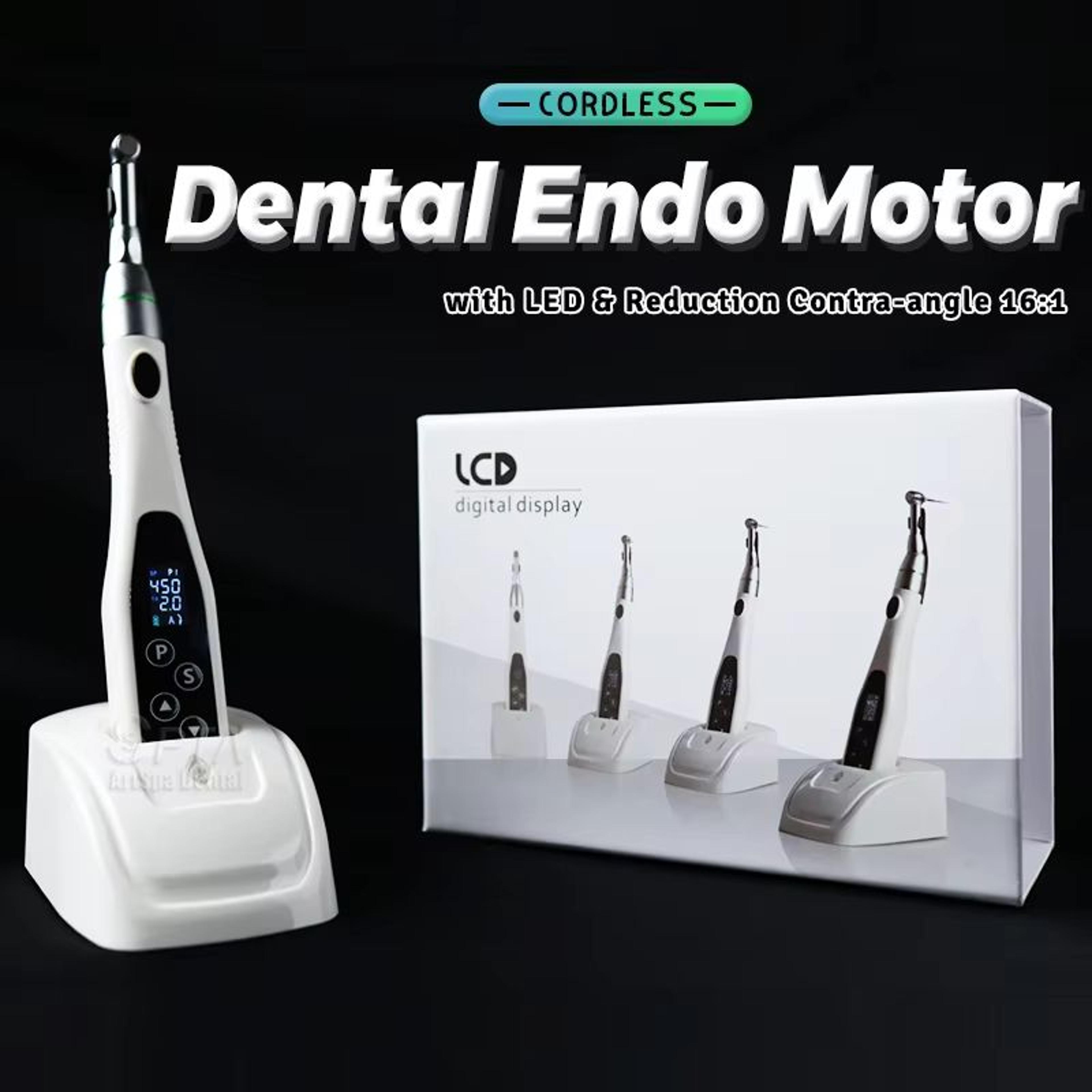 spta procordless 16 to 1 led endo motor – cordless root canal handpiece