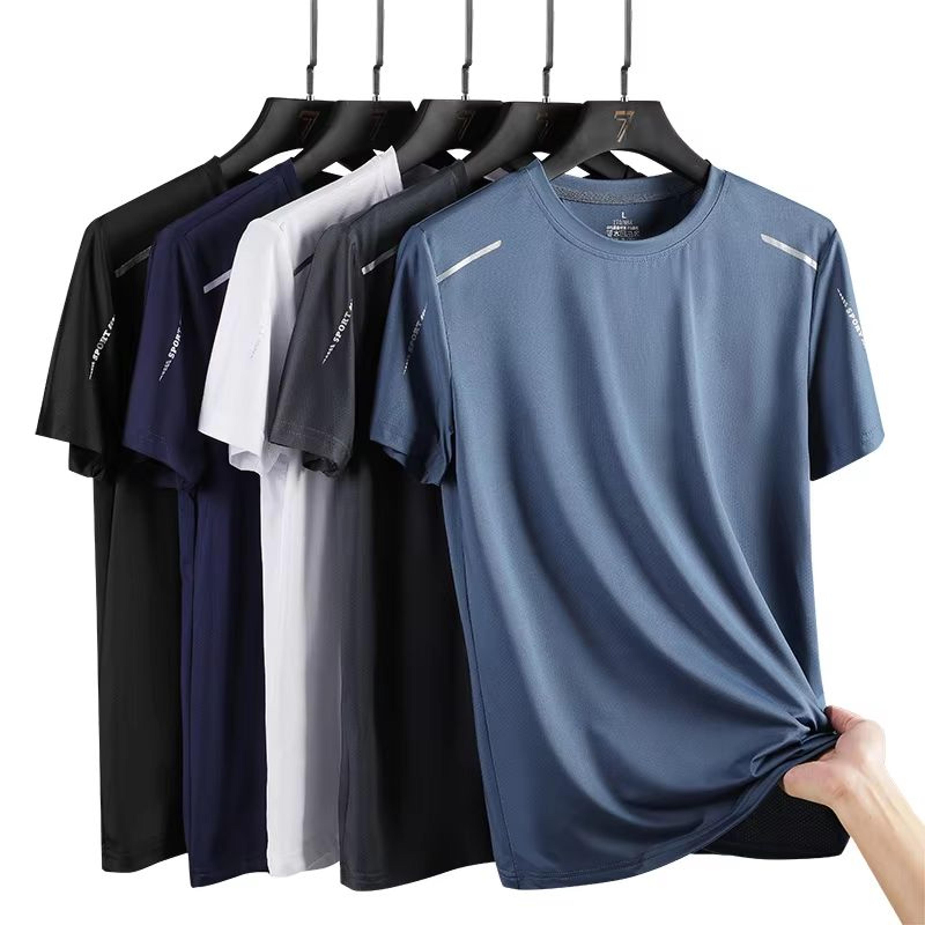 chrlck quick-dry men's outdoor performance t-shirt – breathable running, hiking & fishing tee