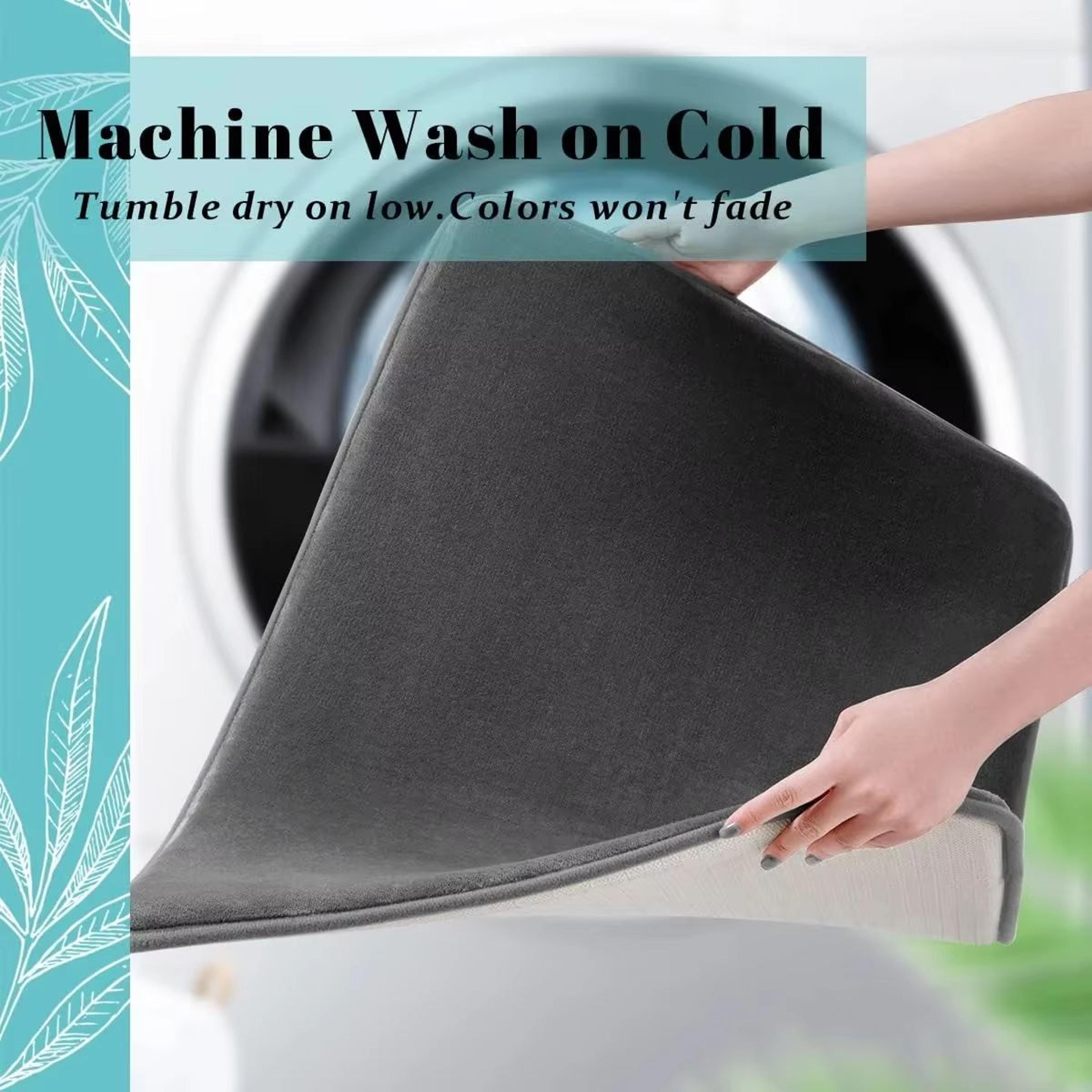 ultra-absorbent non-slip bath mat – soft coral velvet bathroom & floor mat for quick dry comfort