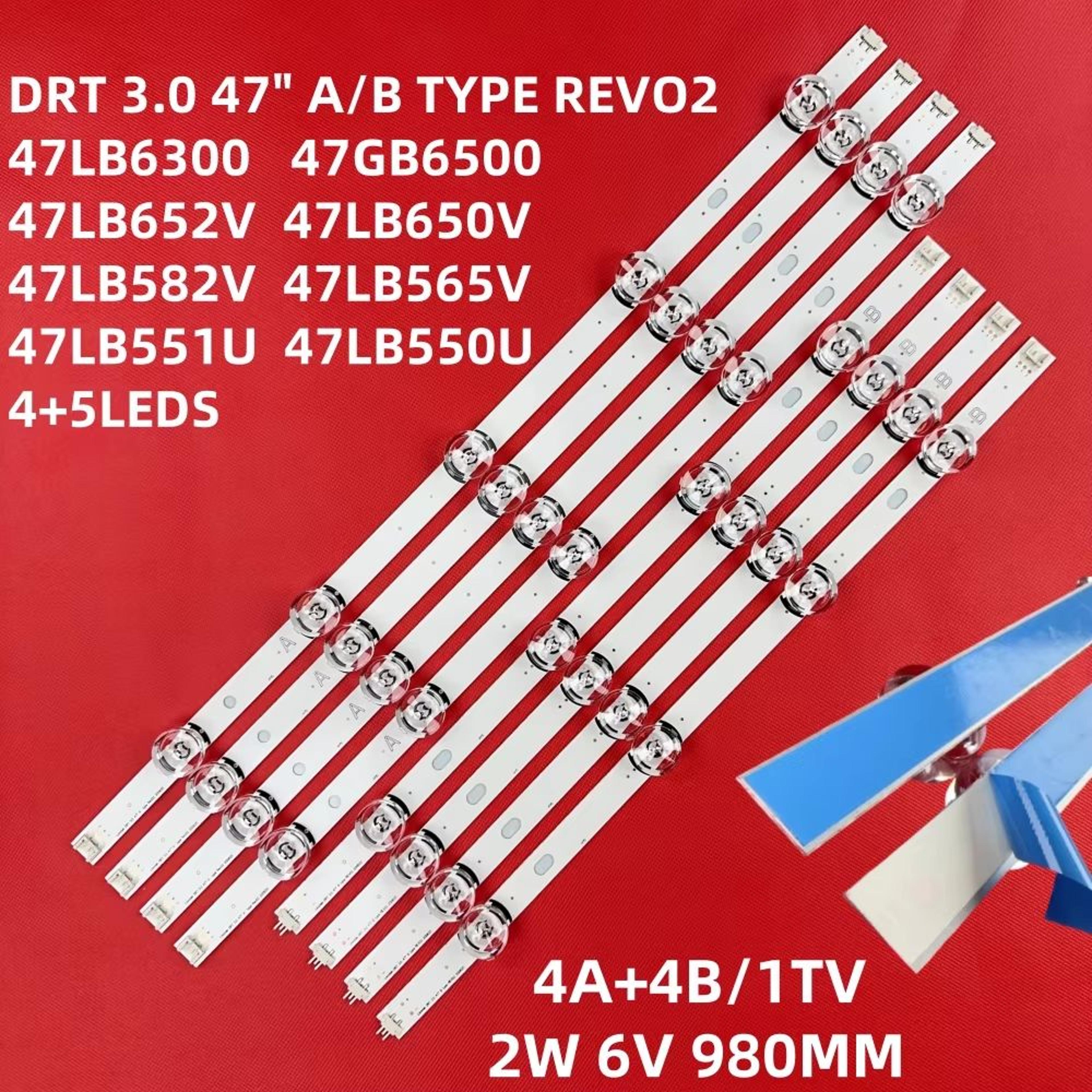 led backlight strip replacement for lg 47lb6500 / 47lb5700 / 47lb5800 series – high brightness led bar set