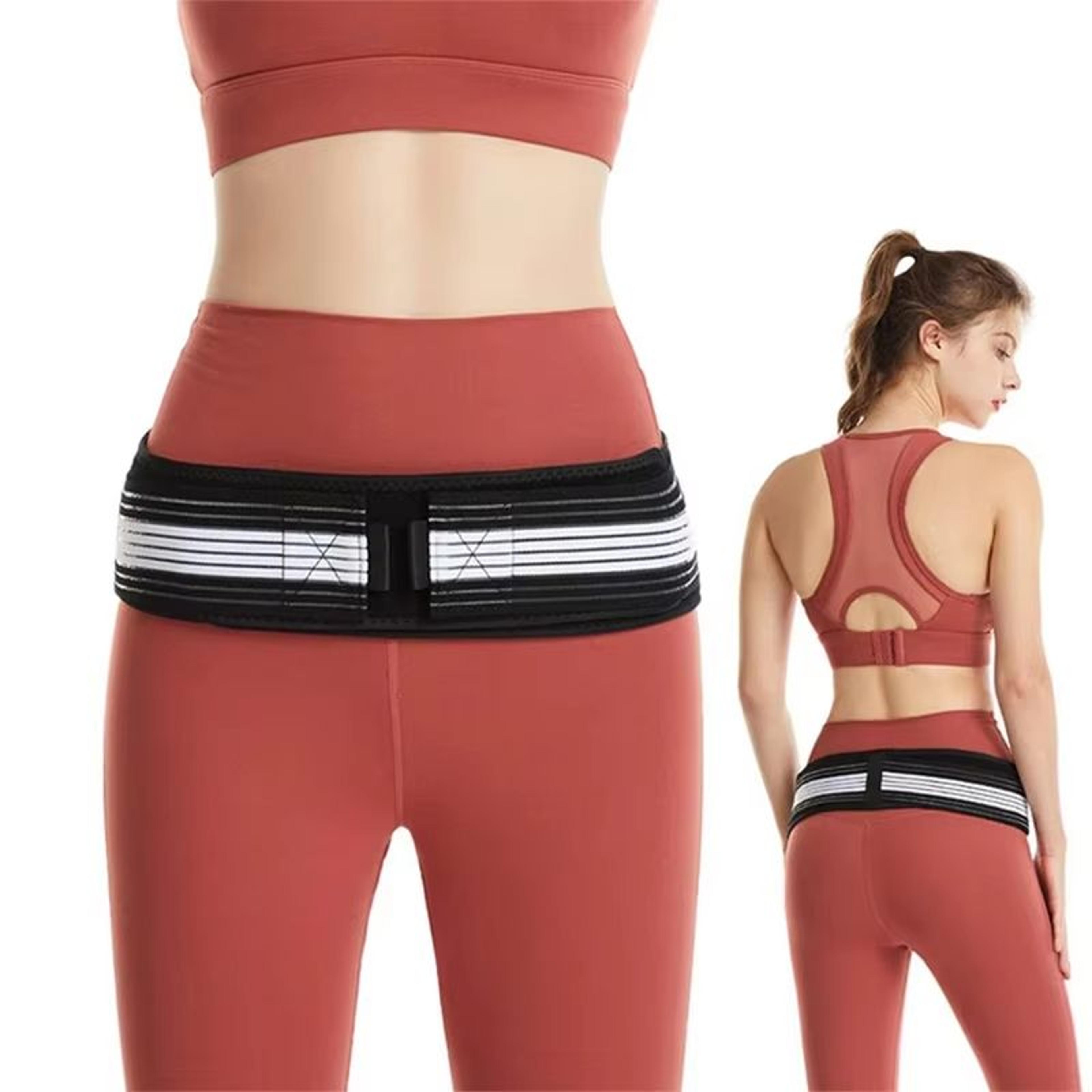 adjustable pelvic support belt for women – neoprene sacroiliac joint & hip brace for lower back pain relief and posture