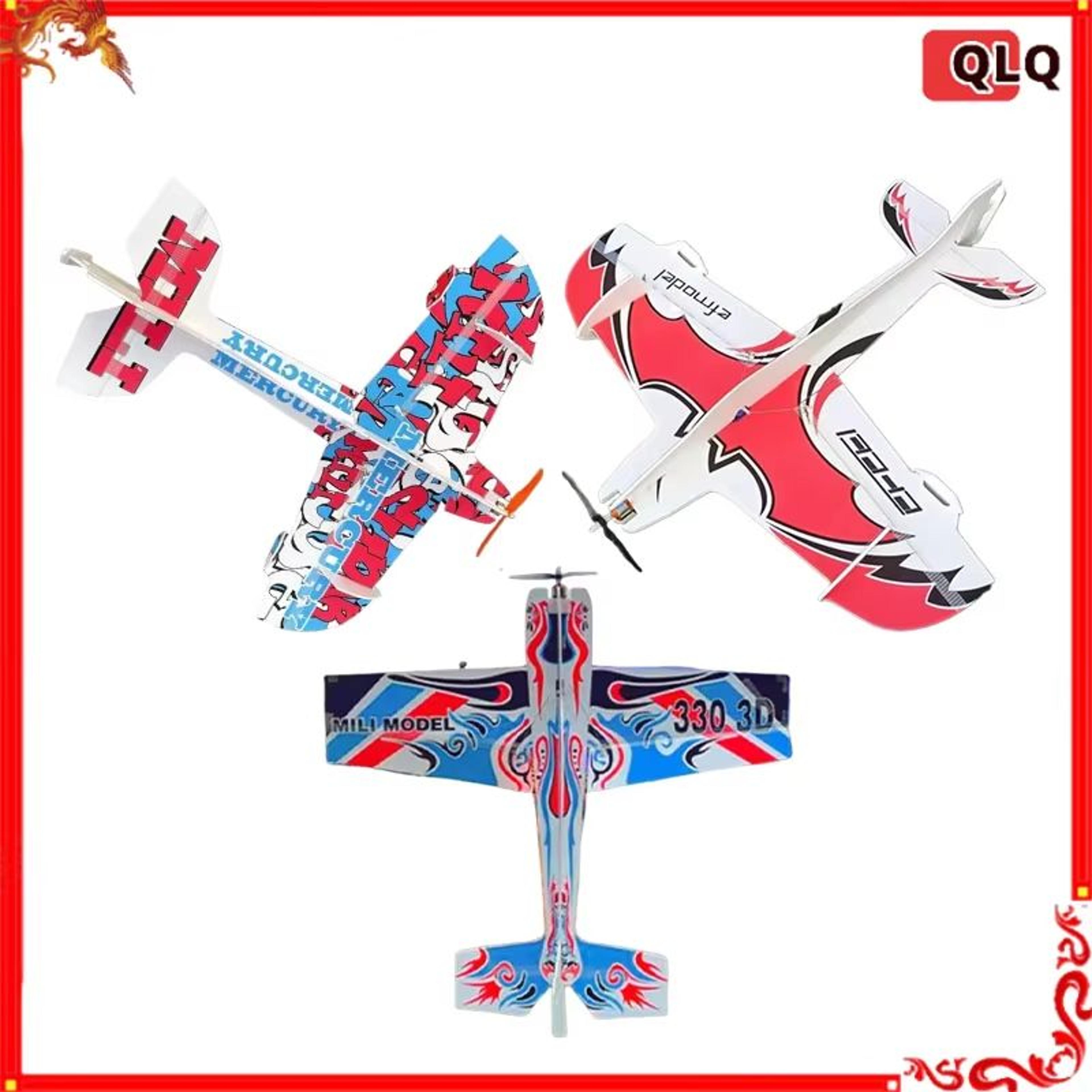 3d mercury fixed-wing aerobatic rc airplane kit – high-performance diy remote control plane for precision flying