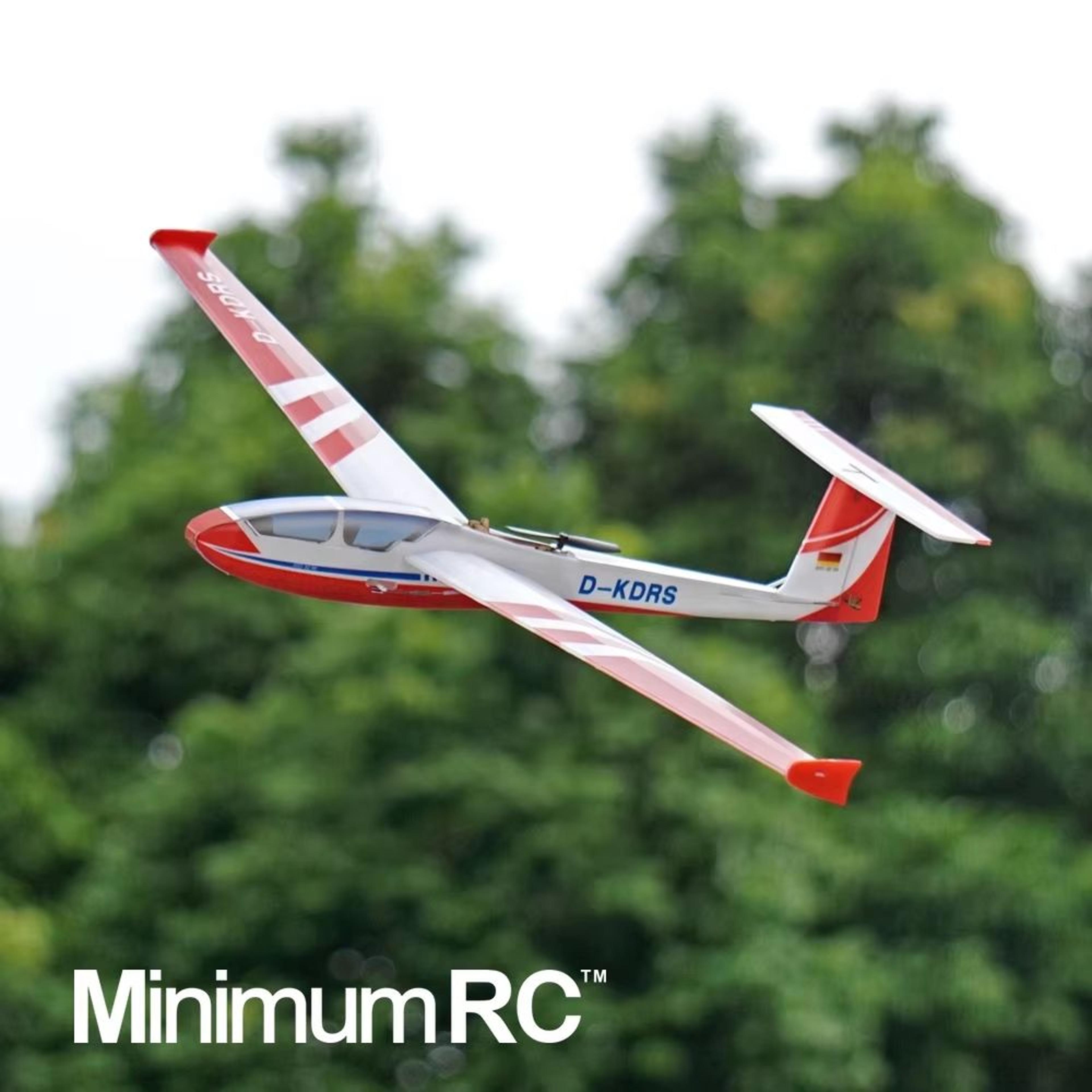 minimumrc asg-32 foam glider kit – 560mm wingspan fixed-wing rc airplane for kids & hobbyists