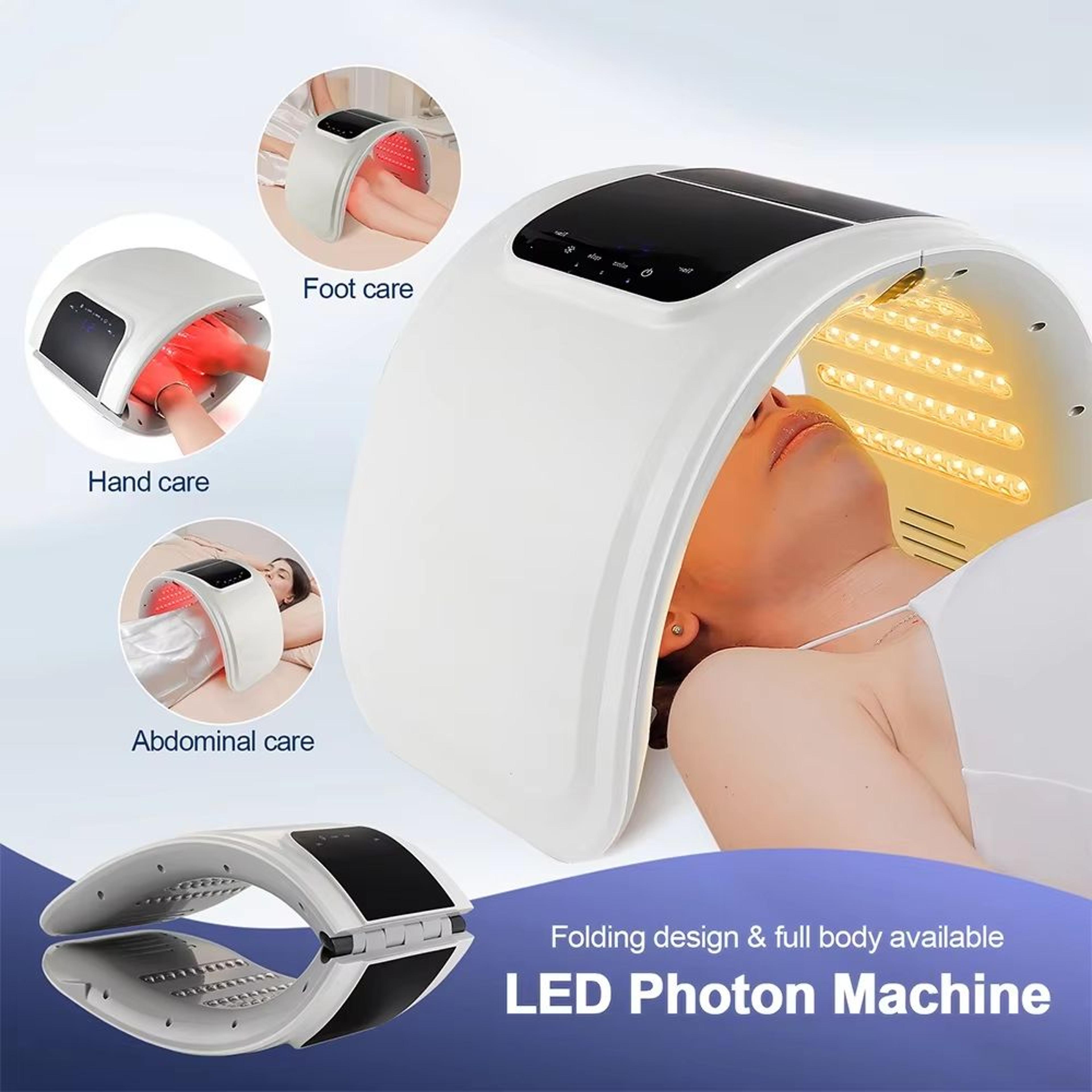 lumiregen pdt photon therapy beauty machine – professional led skin rejuvenation & tightening device for face and body c