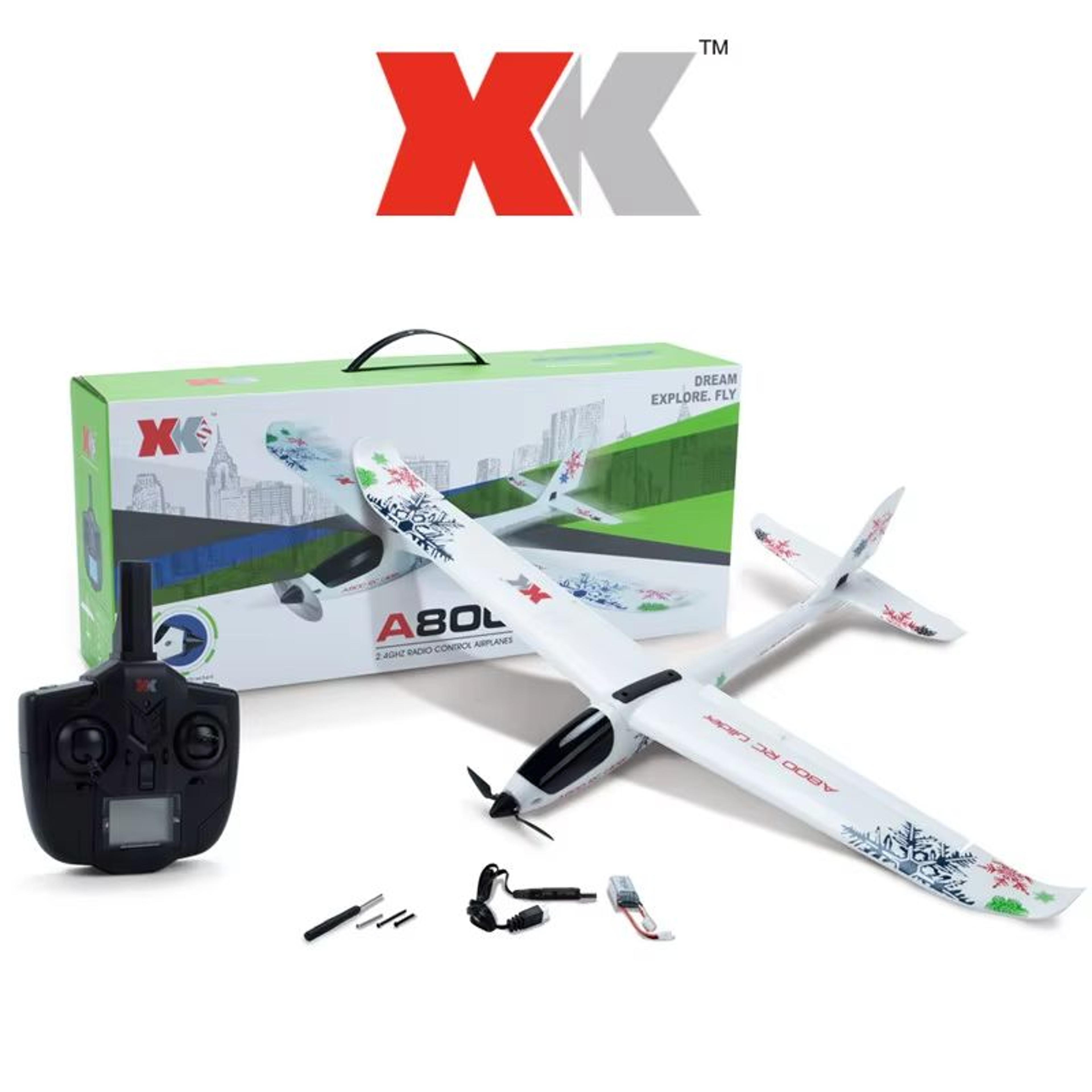 wltoys xk a800 5ch rc airplane – high-performance remote control glider with 3d6g stabilization & epo foam fixed wing ai