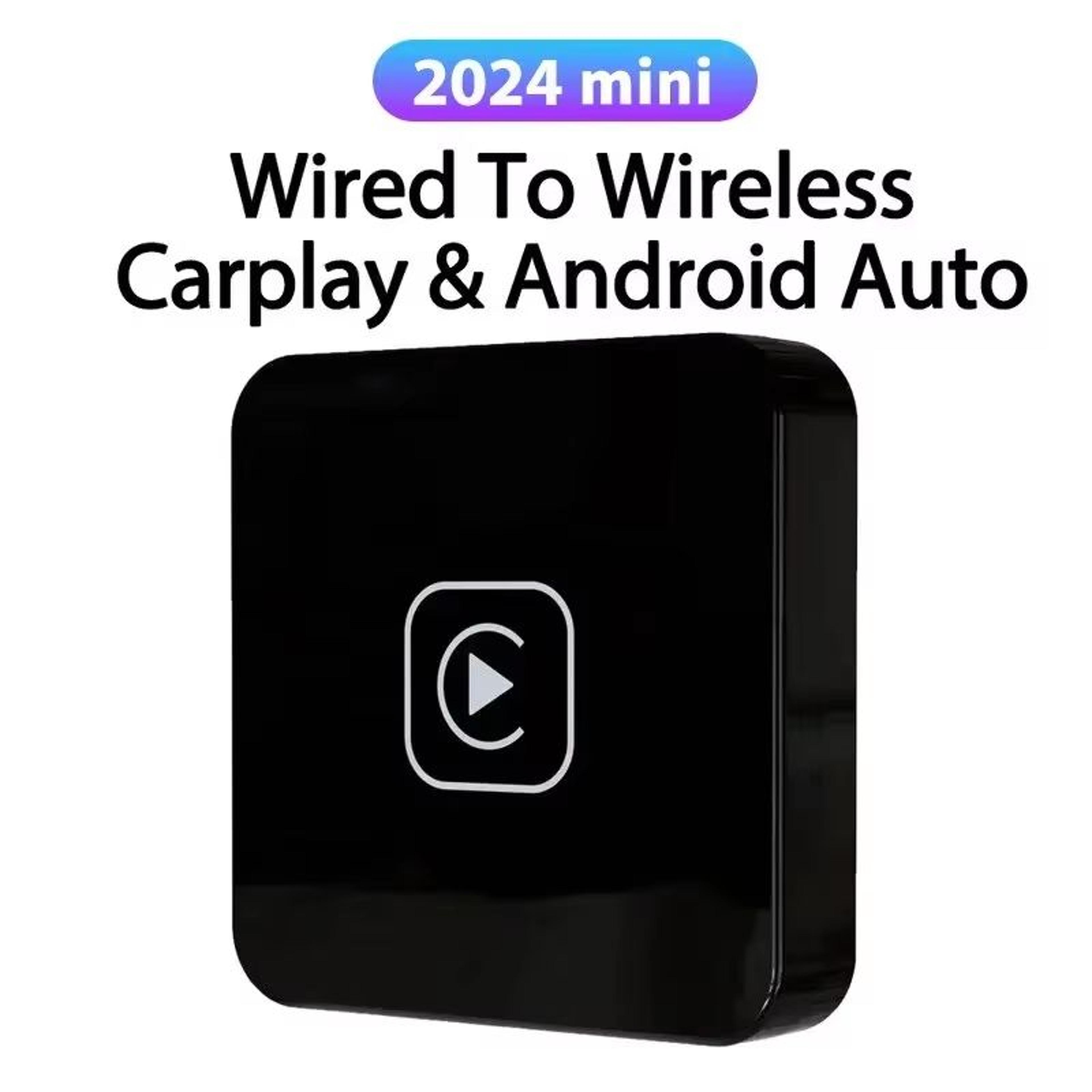 mini carplay & auto box dongle – wired to wireless adapter for apple carplay & android auto compatibility (audi, toyota,