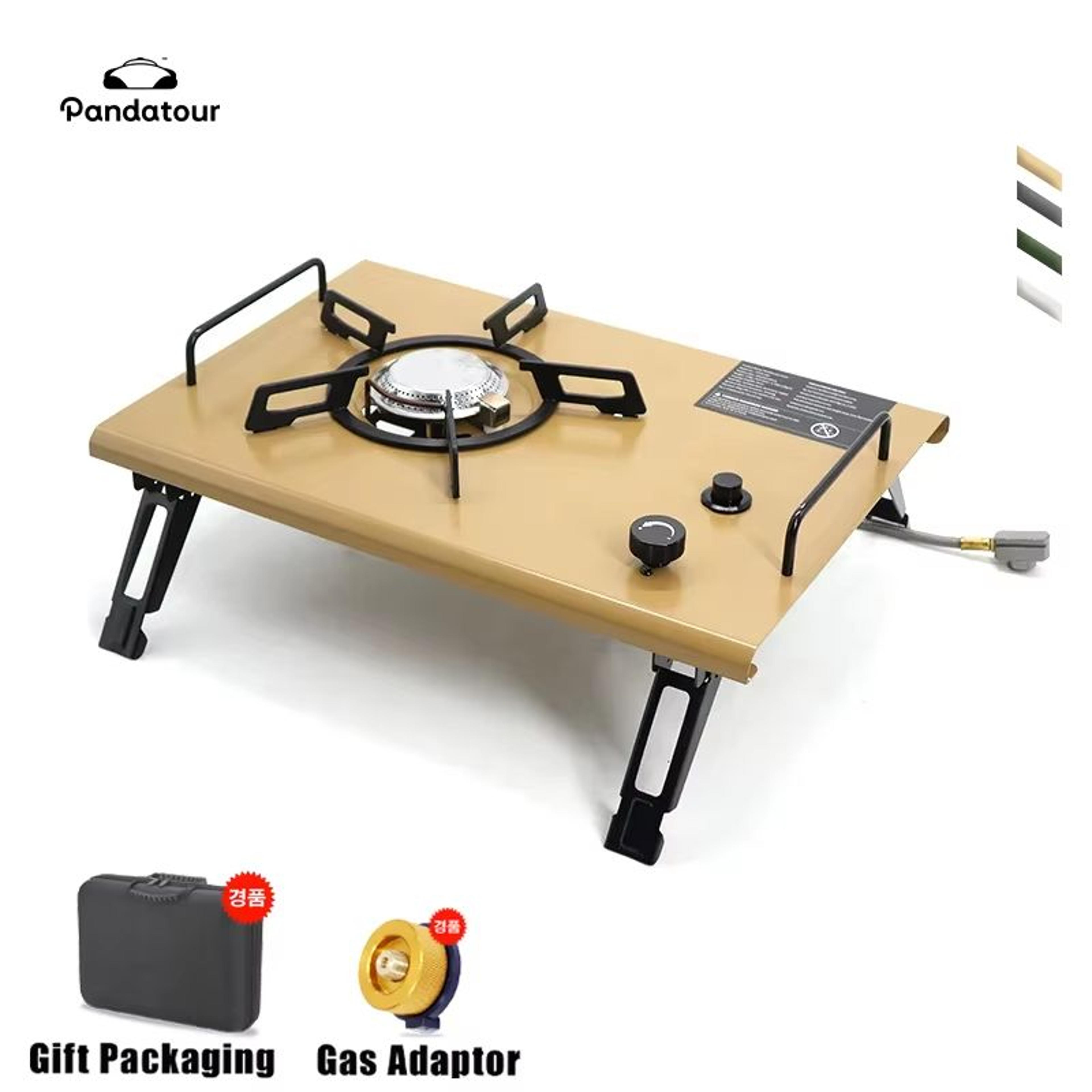 pandatour outdoor igt camping stove – one-touch portable cooker