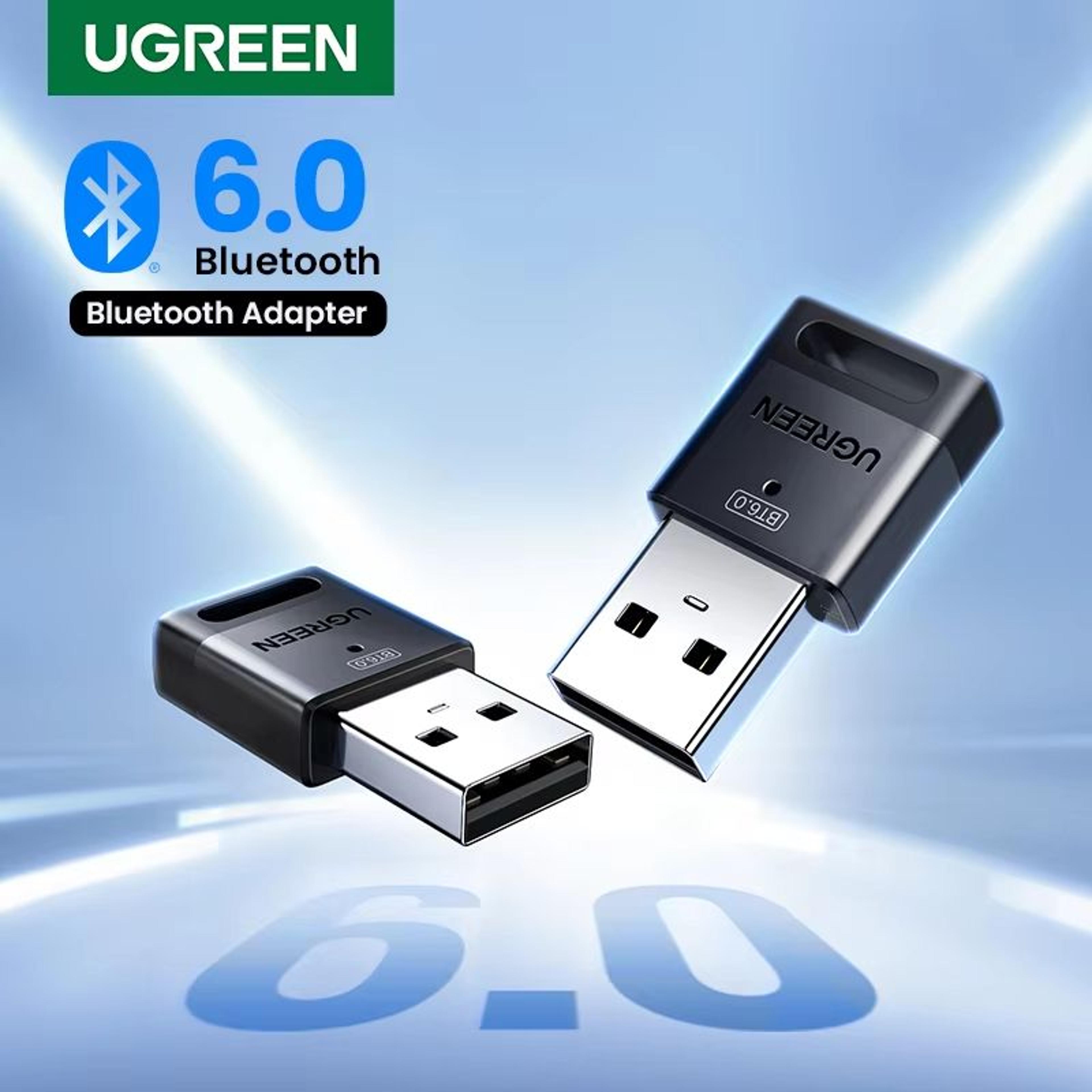 usb bluetooth 6.0 adapter dongle for pc and laptop – high-speed wireless receiver & transmitter for windows devices