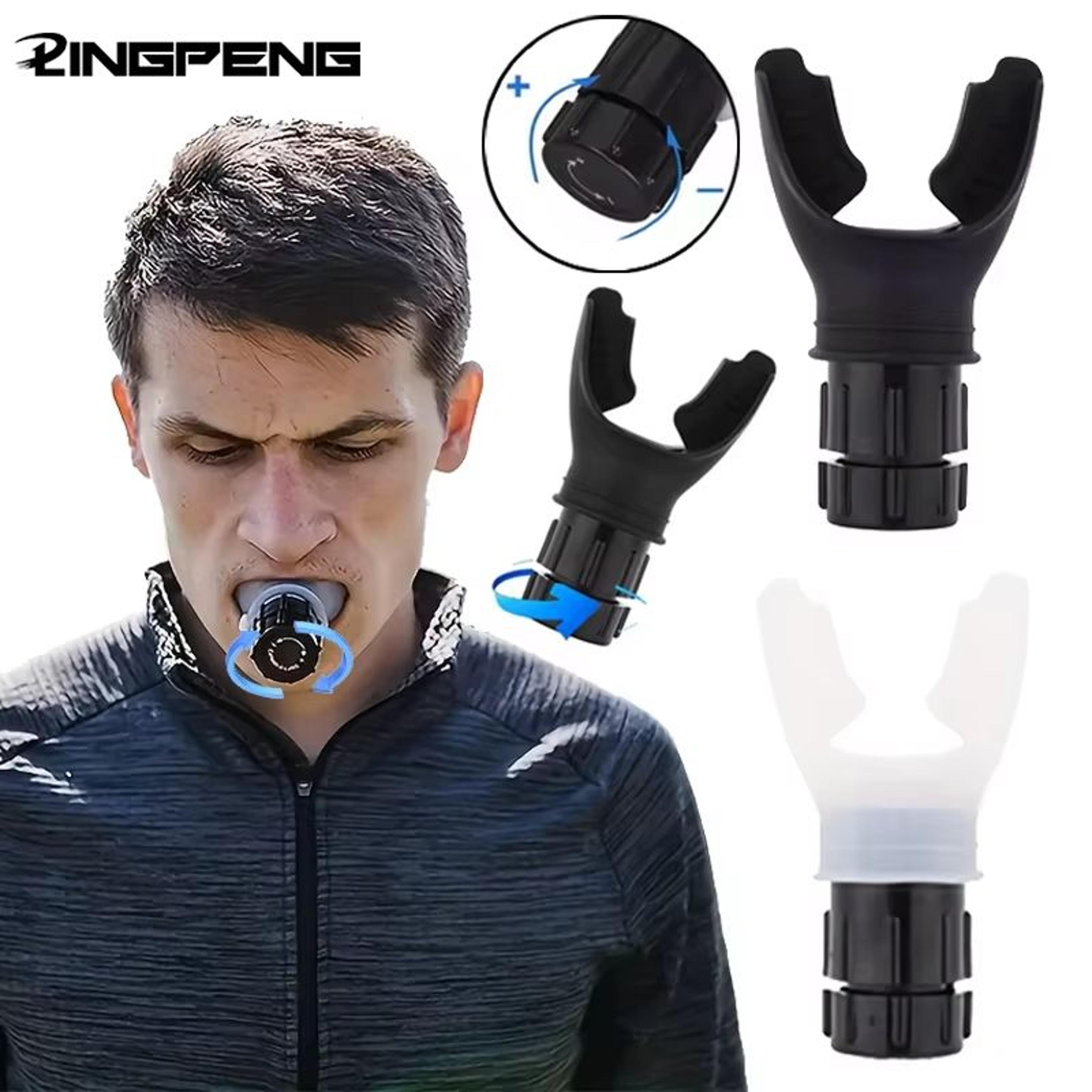 portable lung trainer pro – adjustable breathing exercise device for lung capacity, relaxation & better sleep
