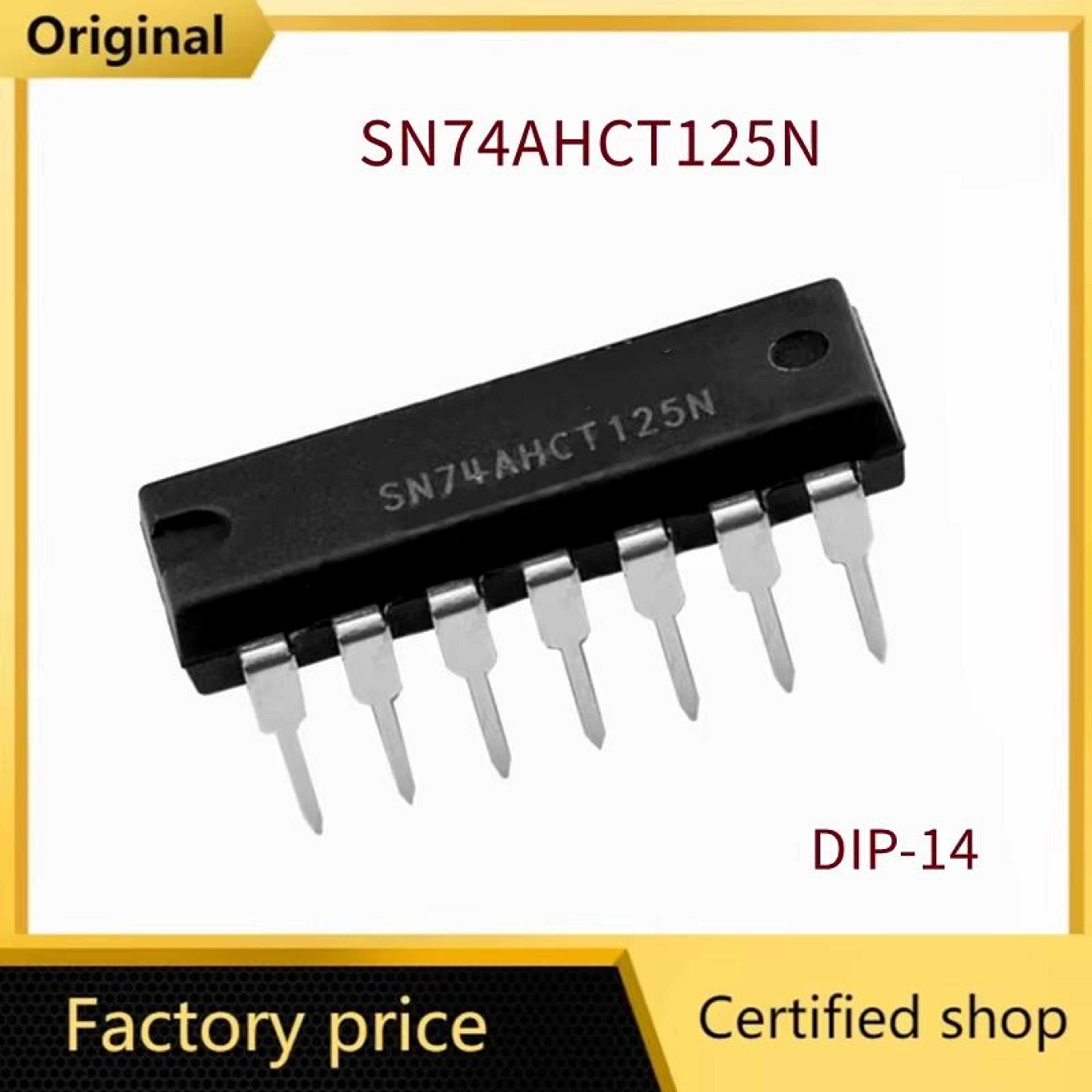 sn74ahct125n dip-14 logic ic chip 5-50pcs