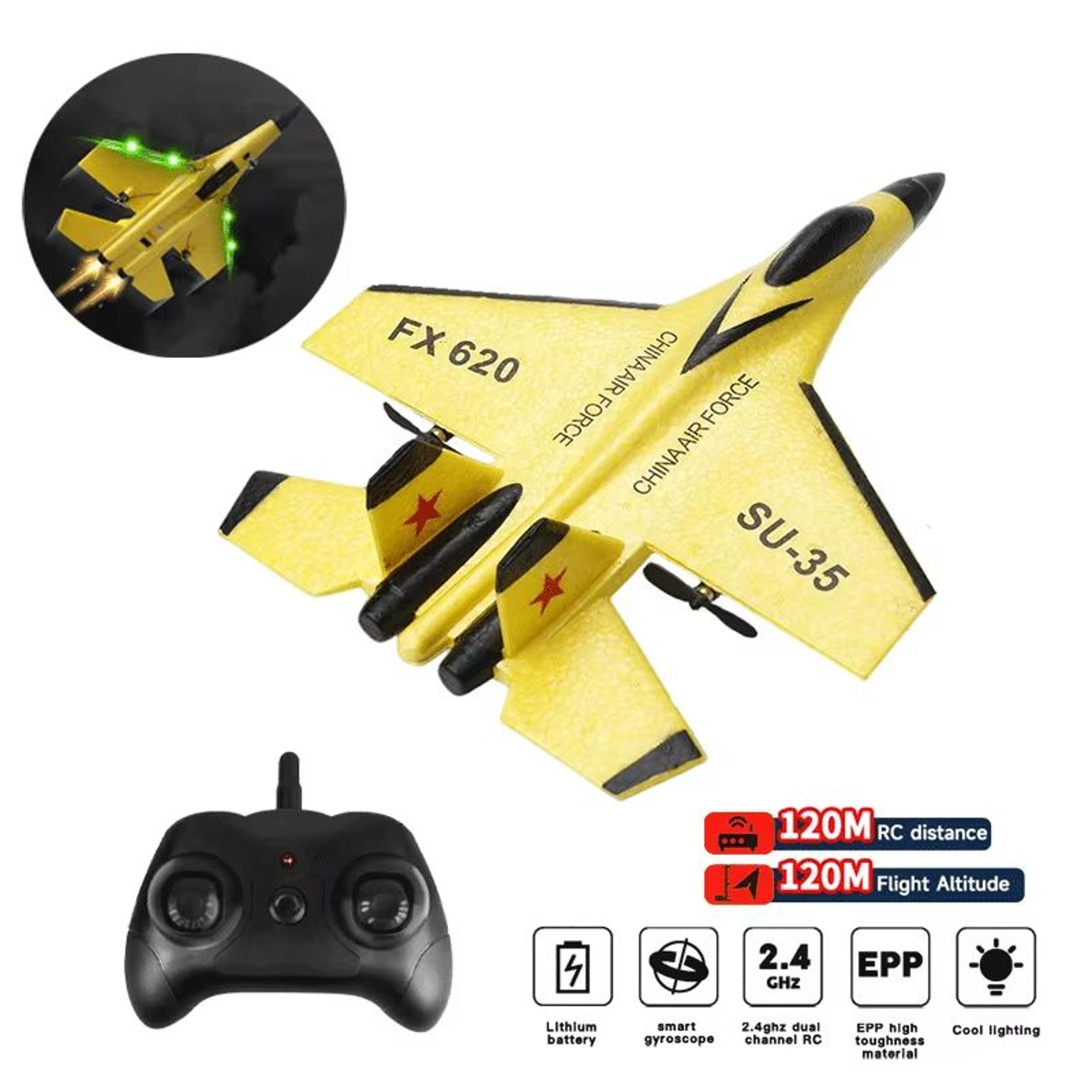 rc su-35 foam fighter plane – 2.4g remote control aircraft for kids