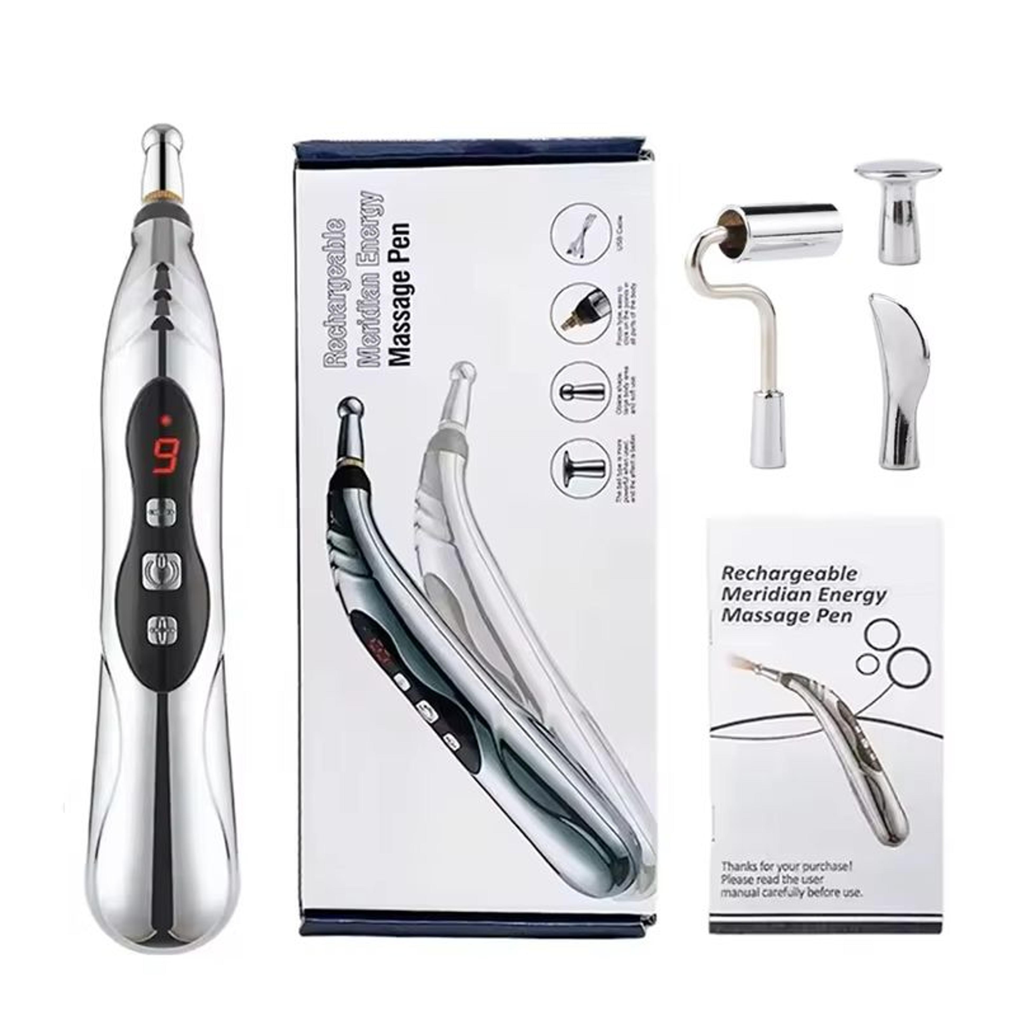 meridian energy acupuncture pen – electric pulse therapy massager for muscle pain relief & deep tissue healing